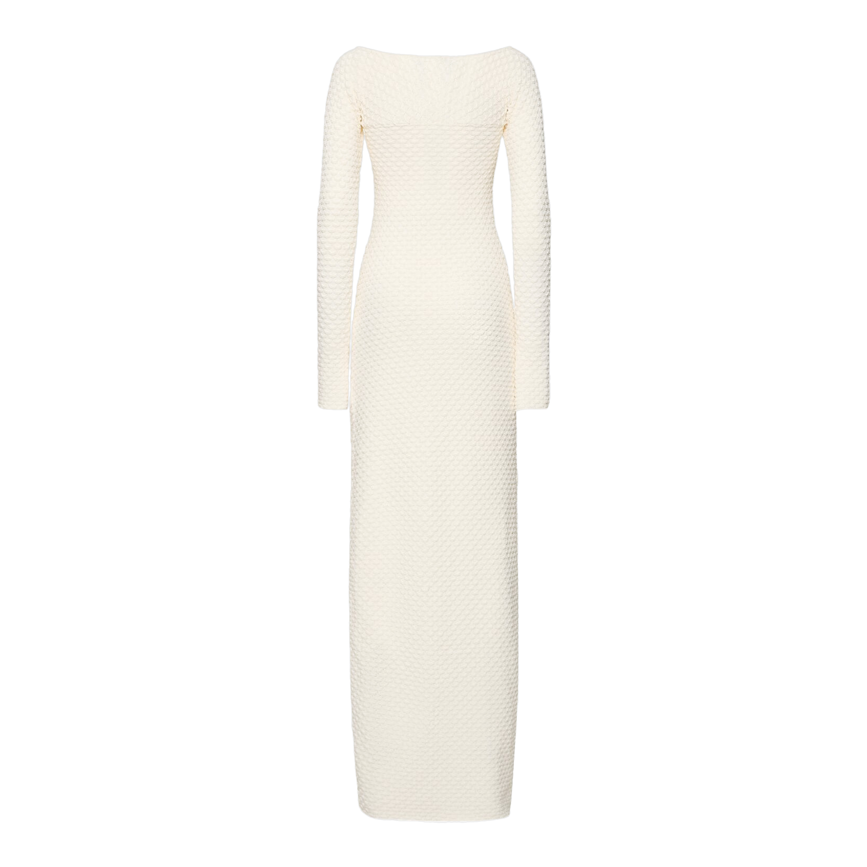 Vestido Blanco Casablanca Long Textured Summer