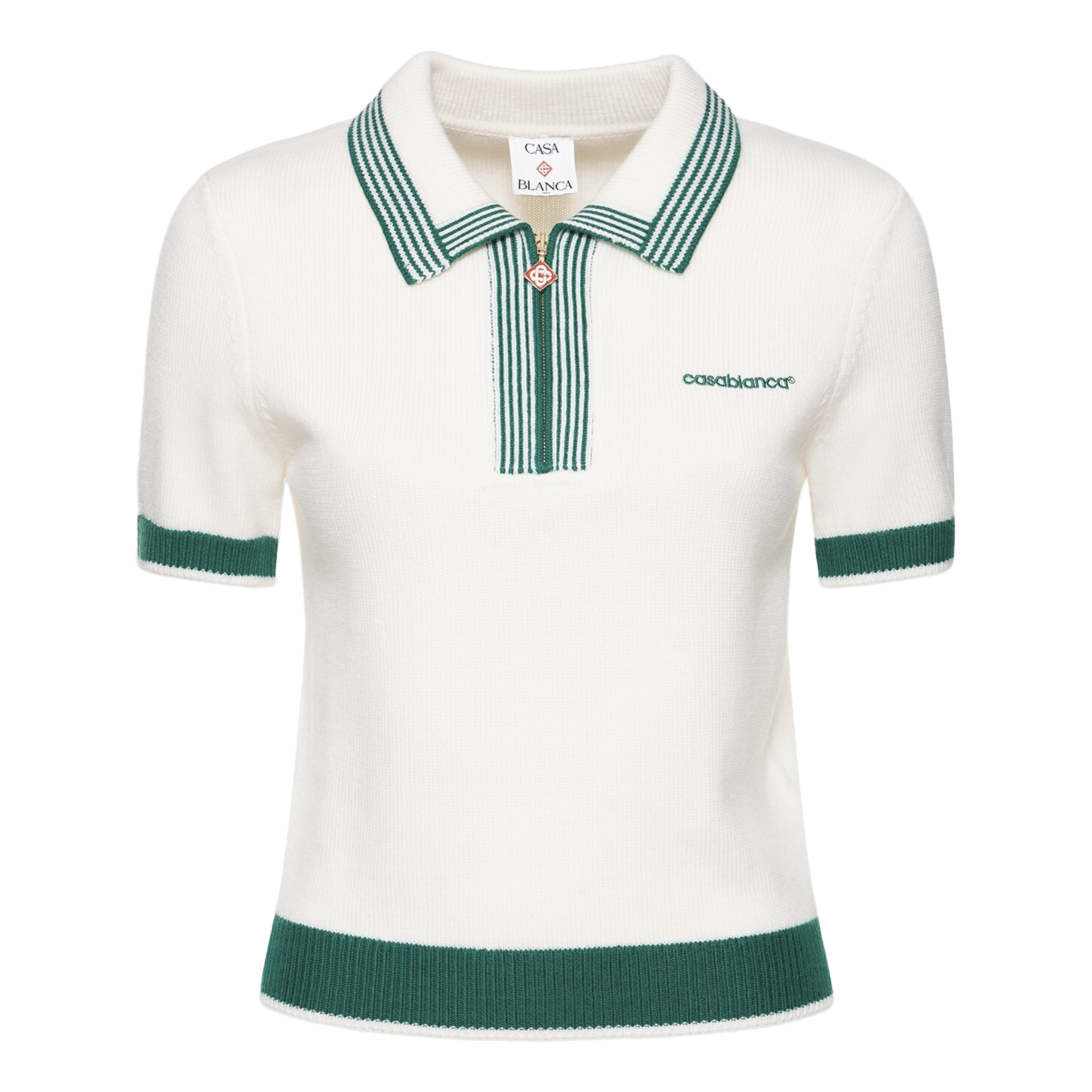 Camiseta tipo Polo Blanca Casablanca Tennis