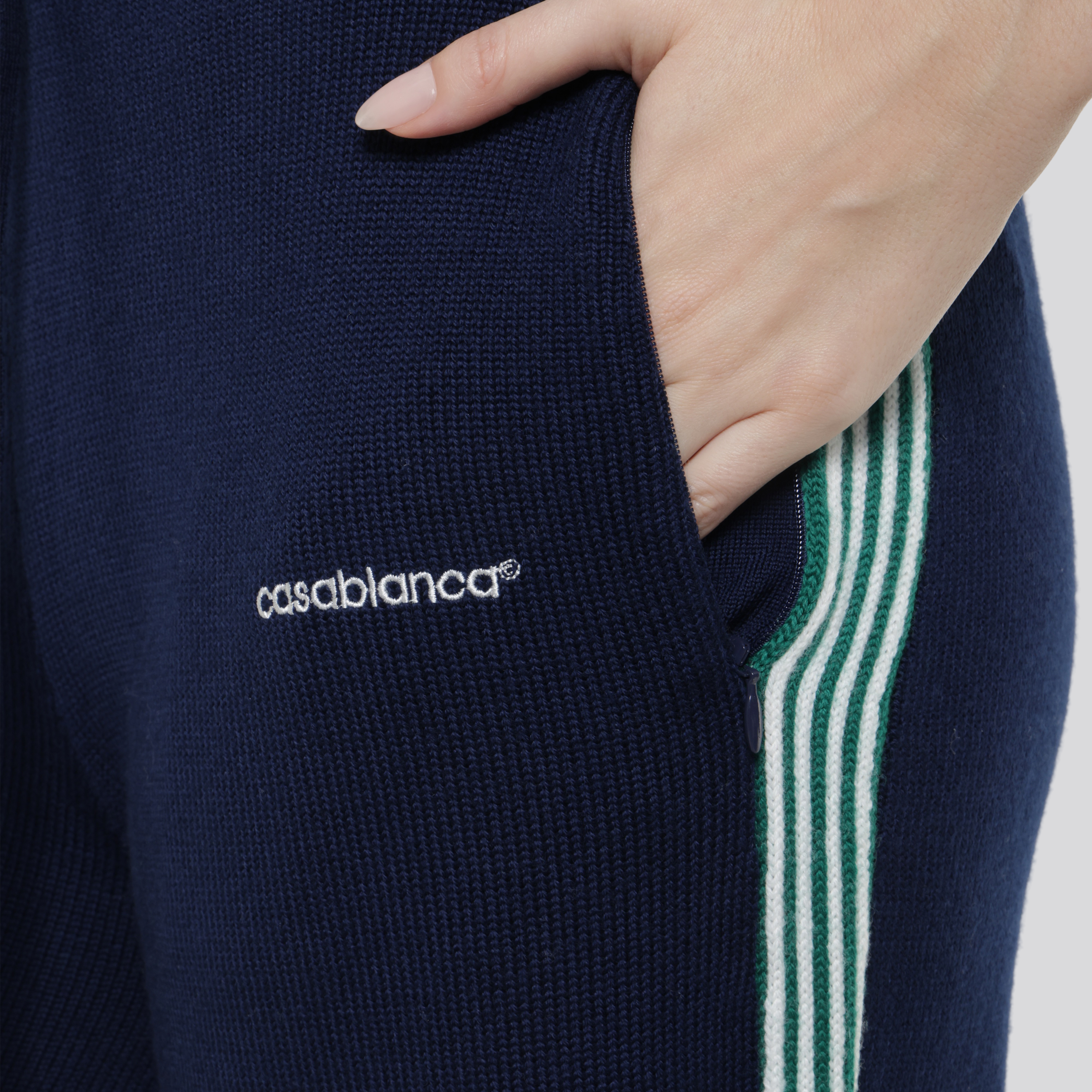 Sudadera Azul Casablanca Tennis