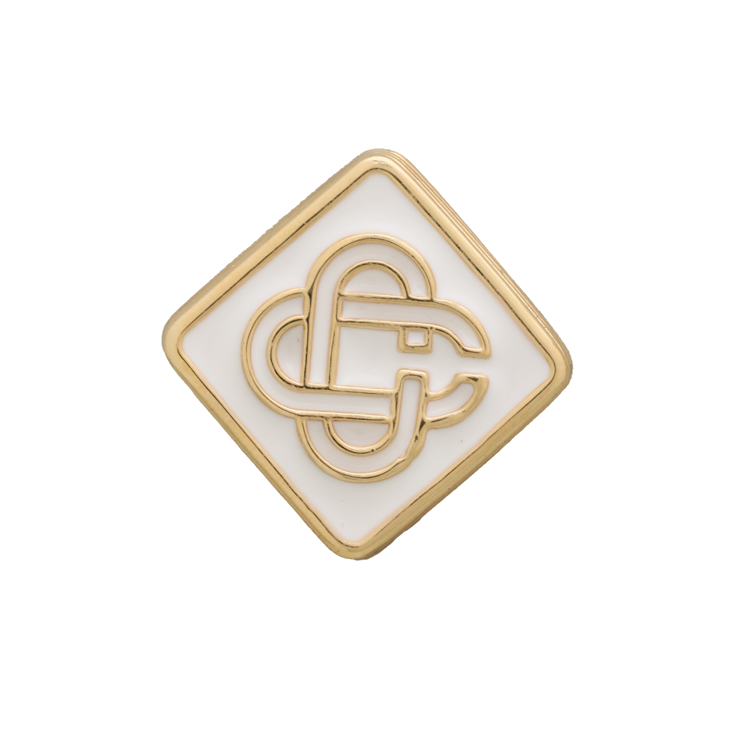 Aretes Dorado Celeste Casablanca Monogram Diamond