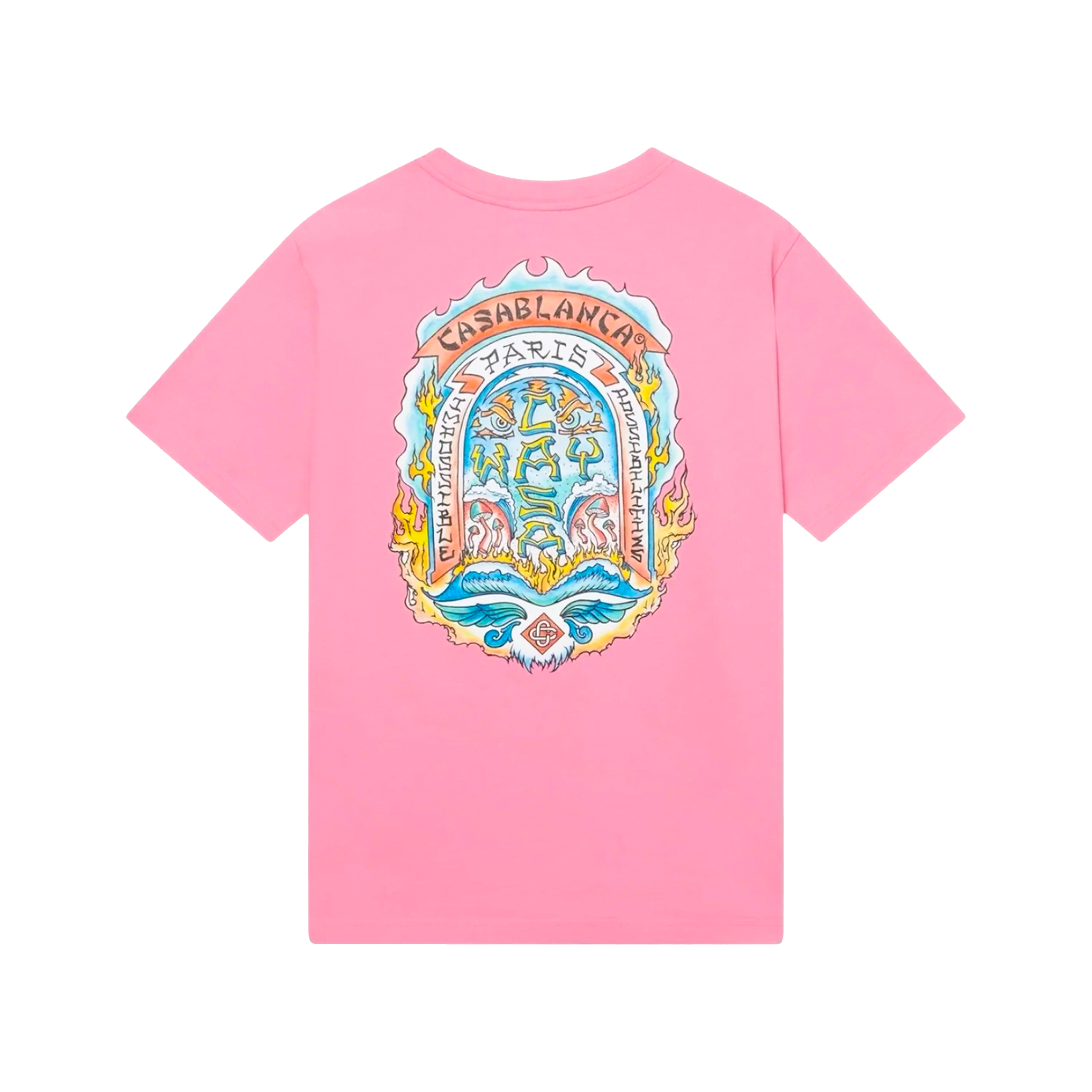 Camiseta Rosada Casablanca Casa Way Skate