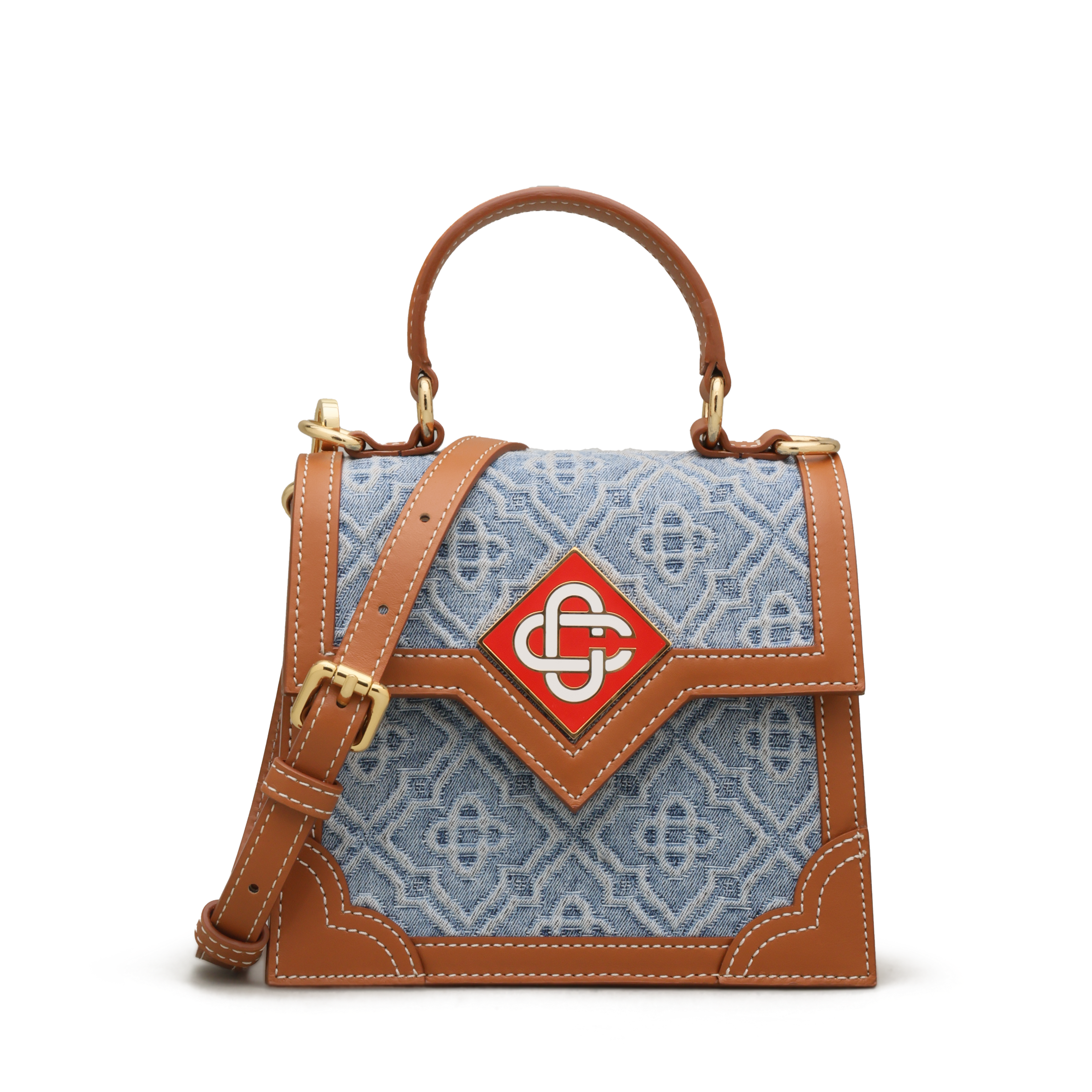 Cartera Azul Casablanca Jeanne Mini
