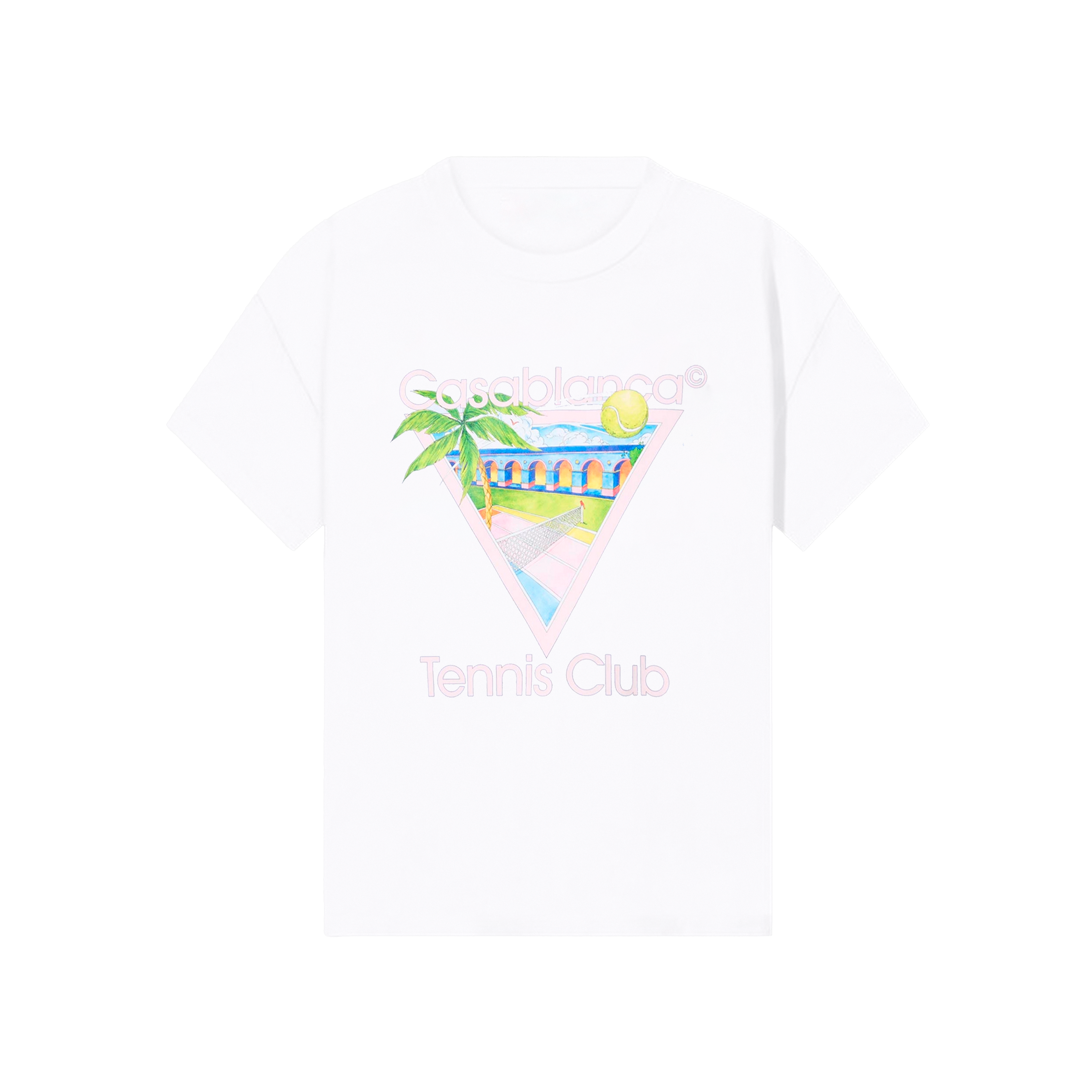Camiseta Blanca Casablanca Tennis Club Icon