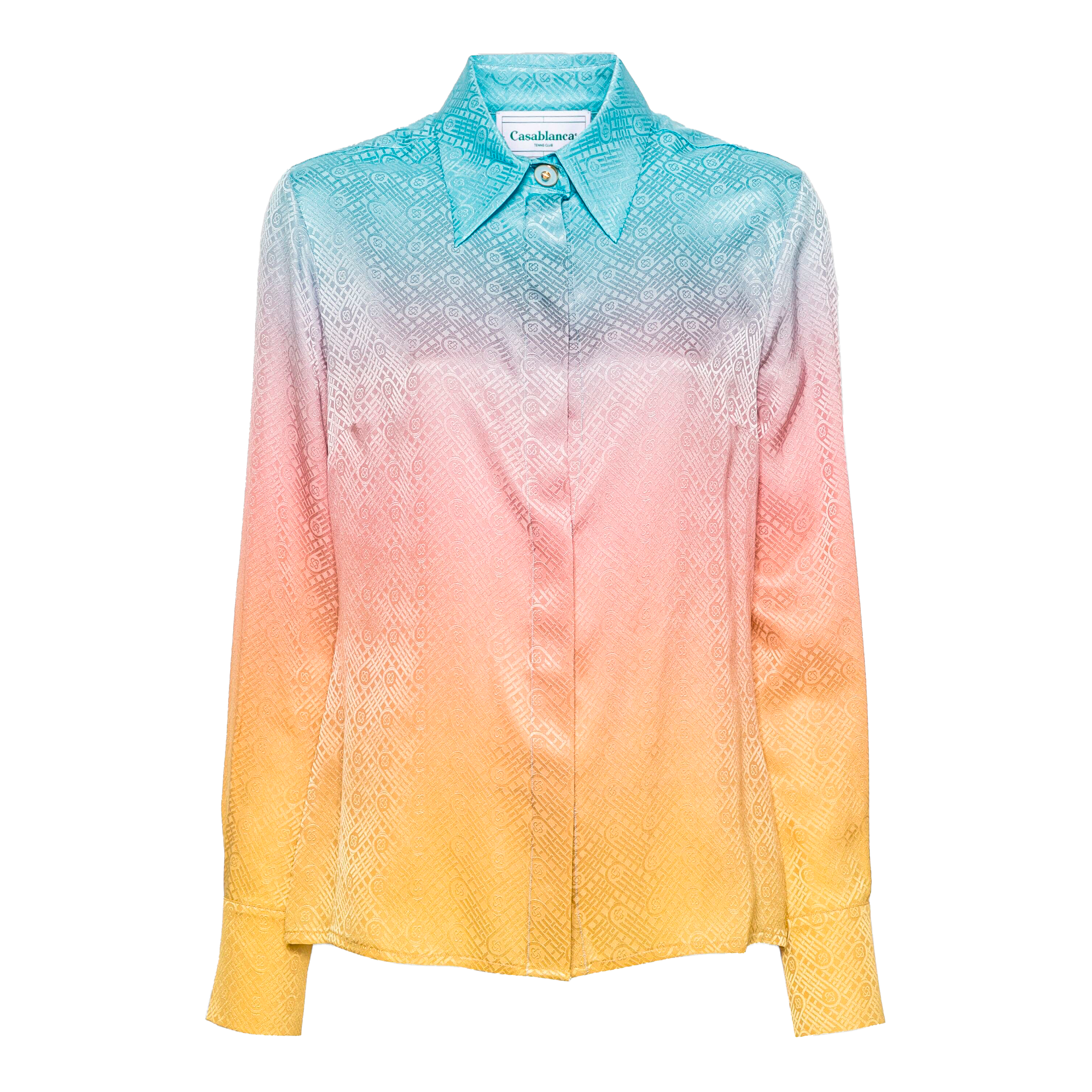 Camisa Multicolor Casablanca Ping Pong Monogram