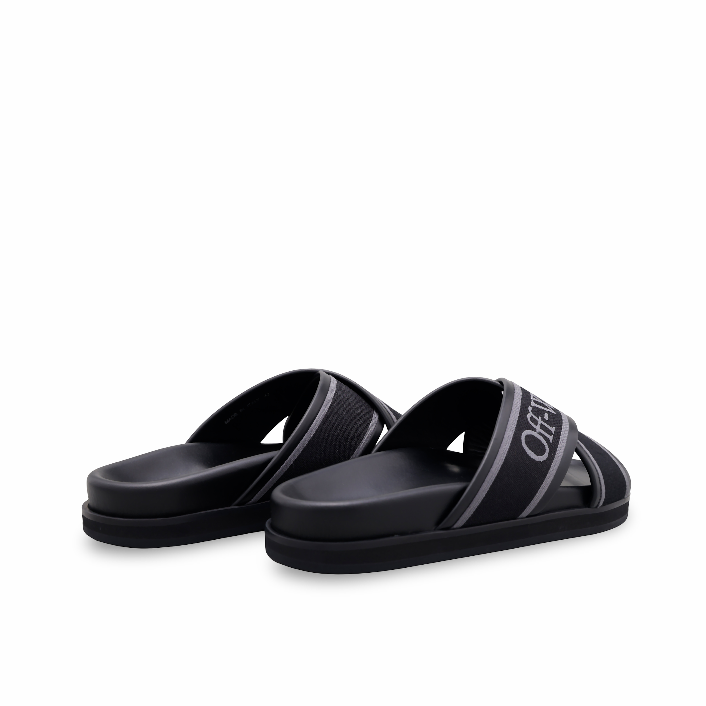 Sandalias Negras Off-White Cloud Criss Cross