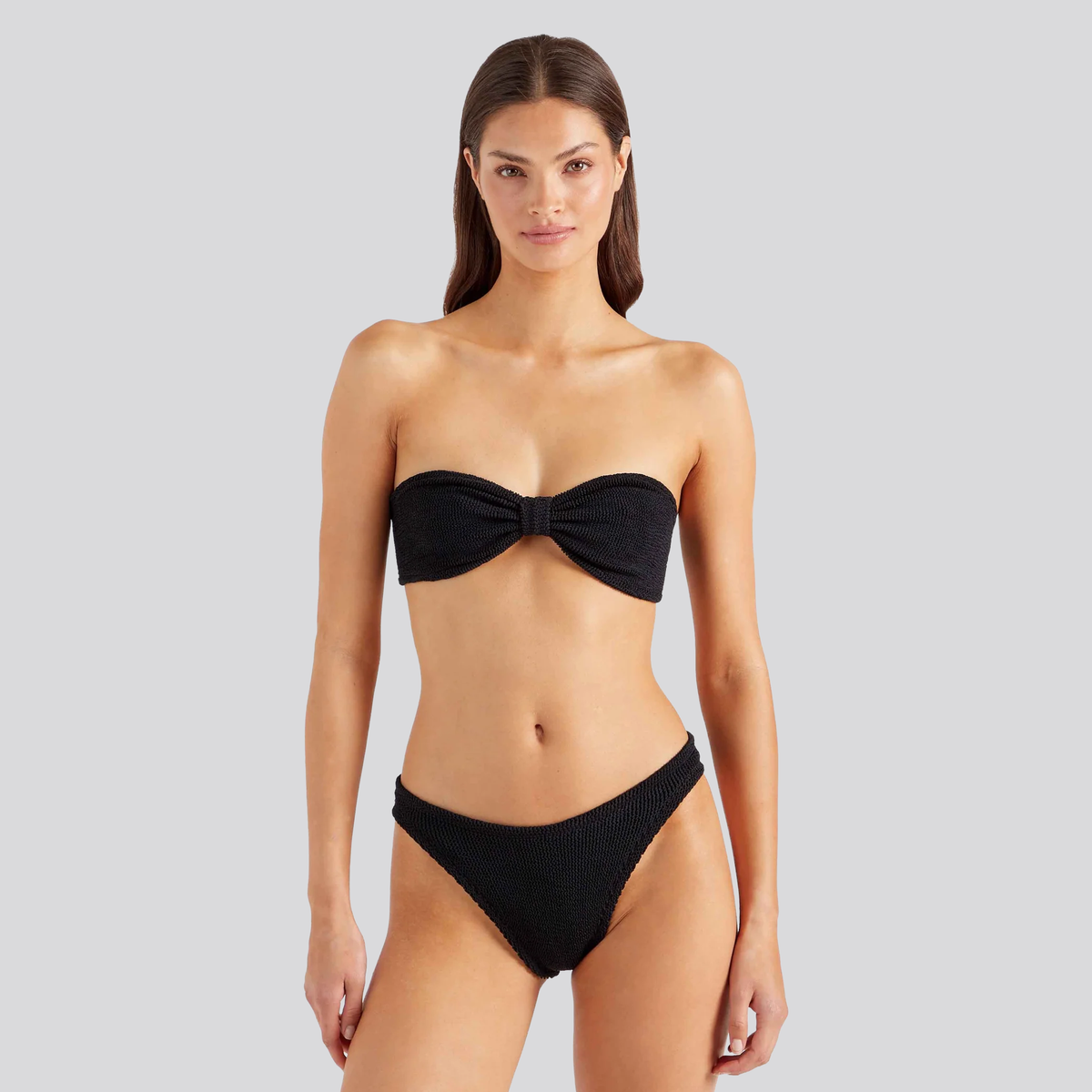 Bikini Coverage Jean Negro Hunza G