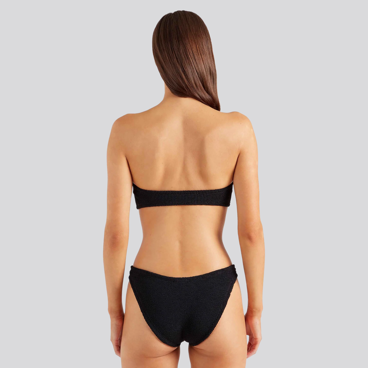 Bikini Coverage Jean Negro Hunza G