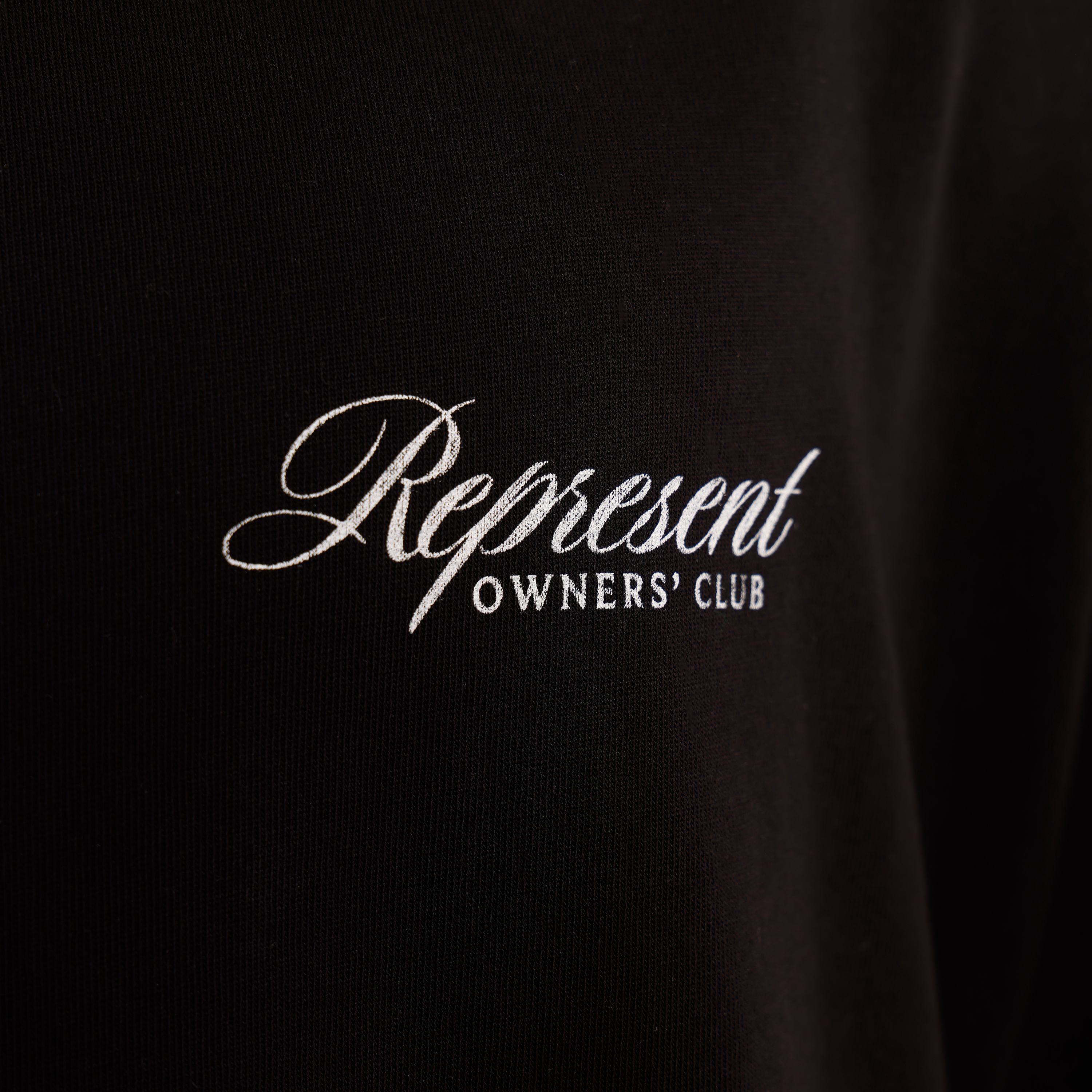Camiseta Negra Represent Owners The Club Script