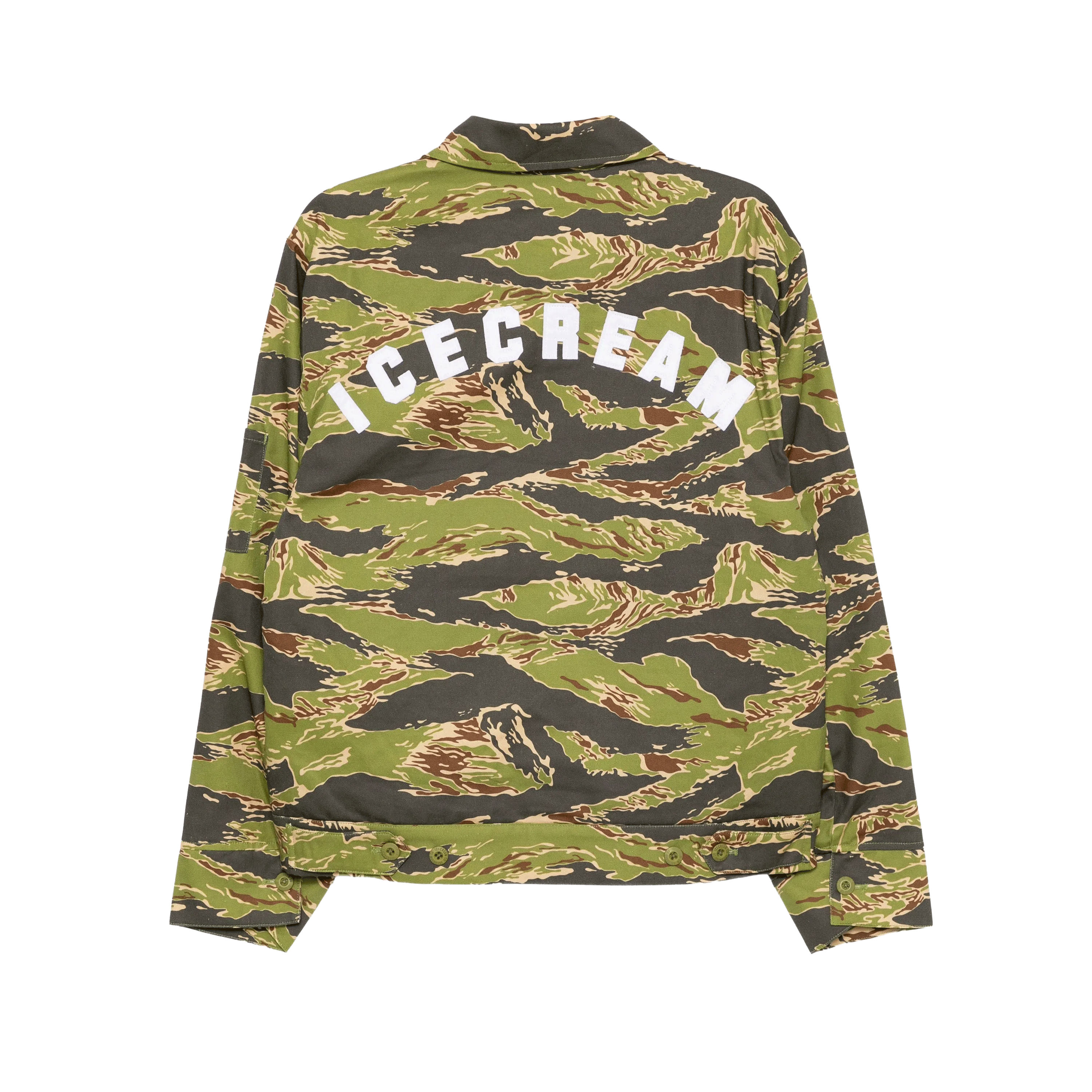 Chaqueta Verde ICECREAM Tiger Stripe Work