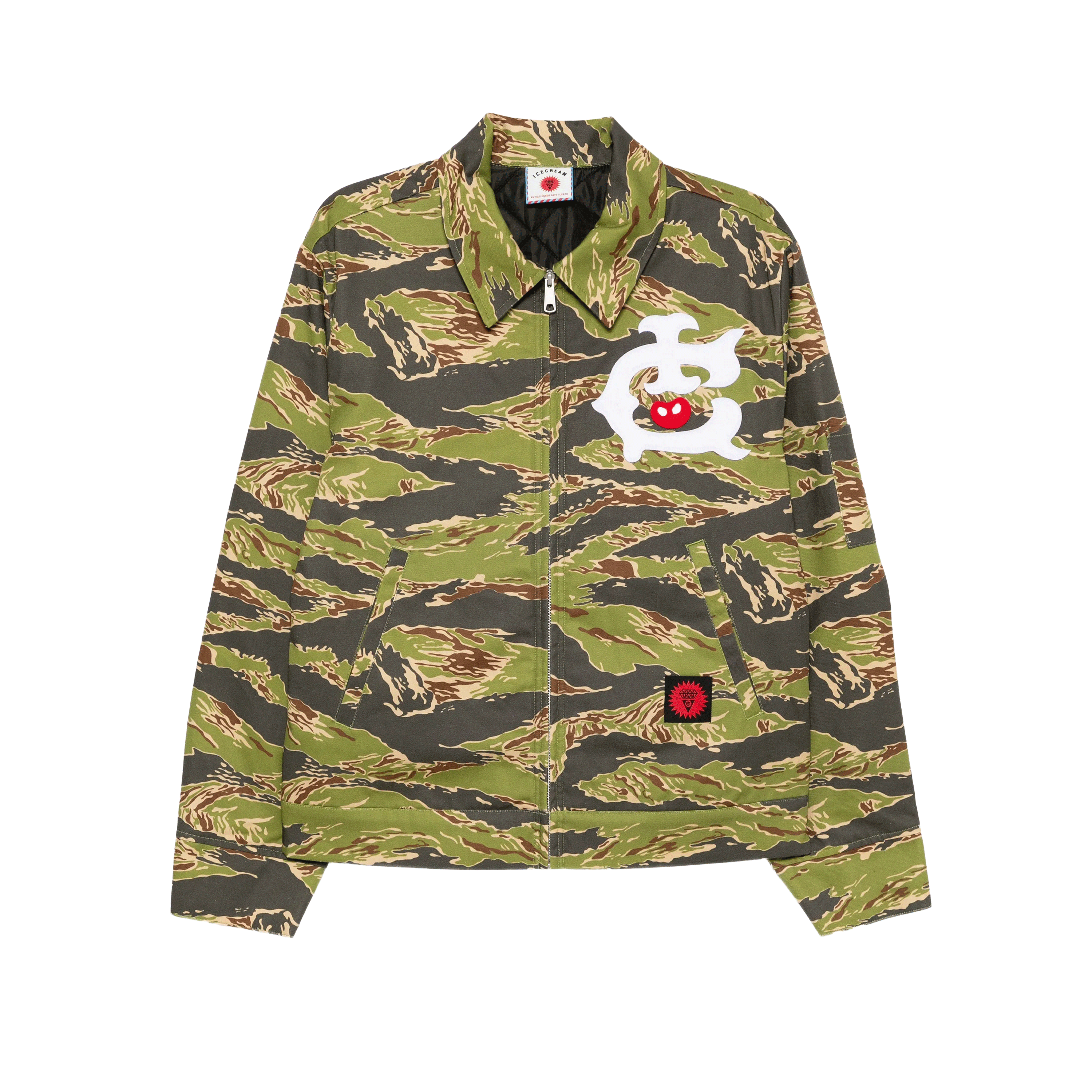 Chaqueta Verde ICECREAM Tiger Stripe Work