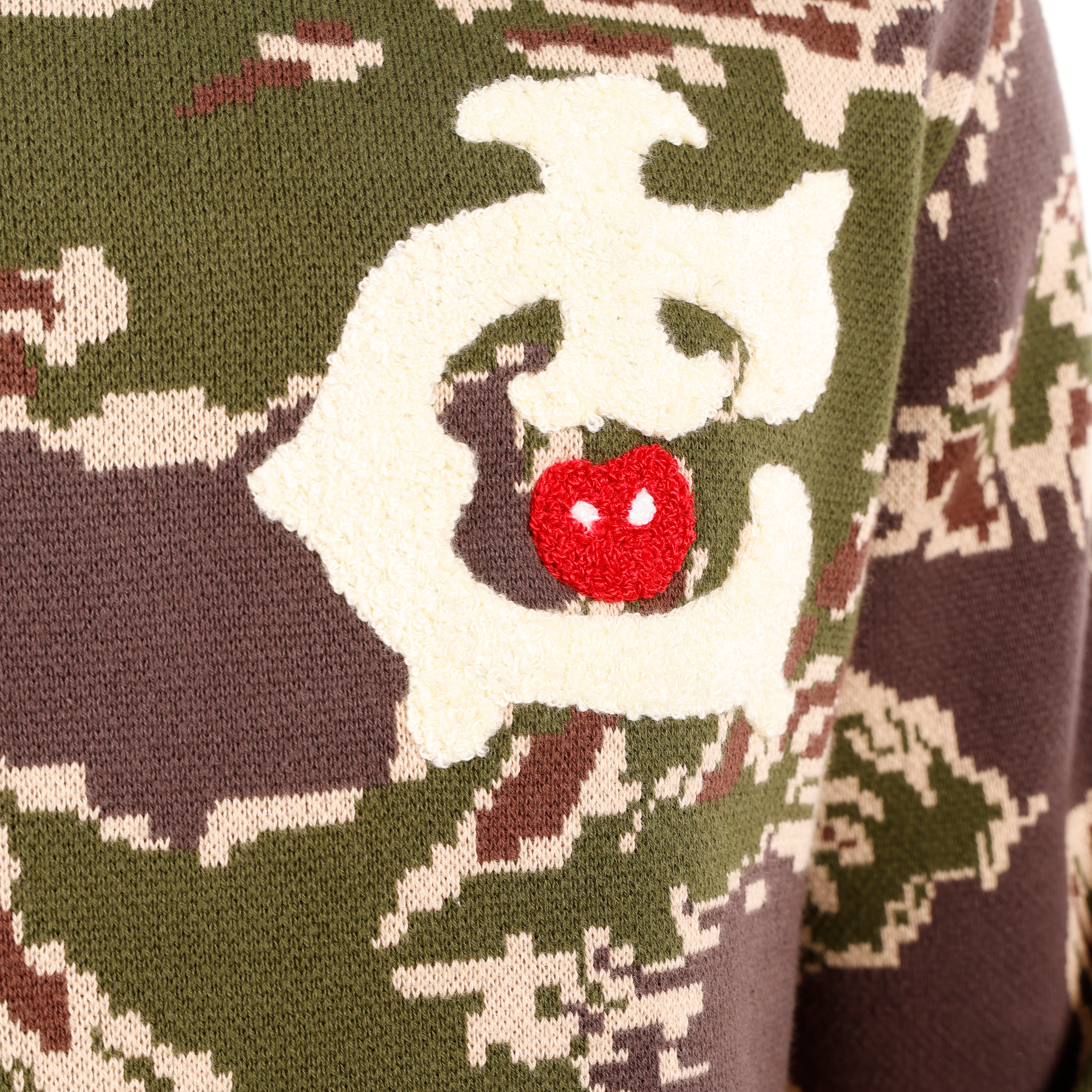 Buzo Verde ICECREAM Tiger Stripe Knitted