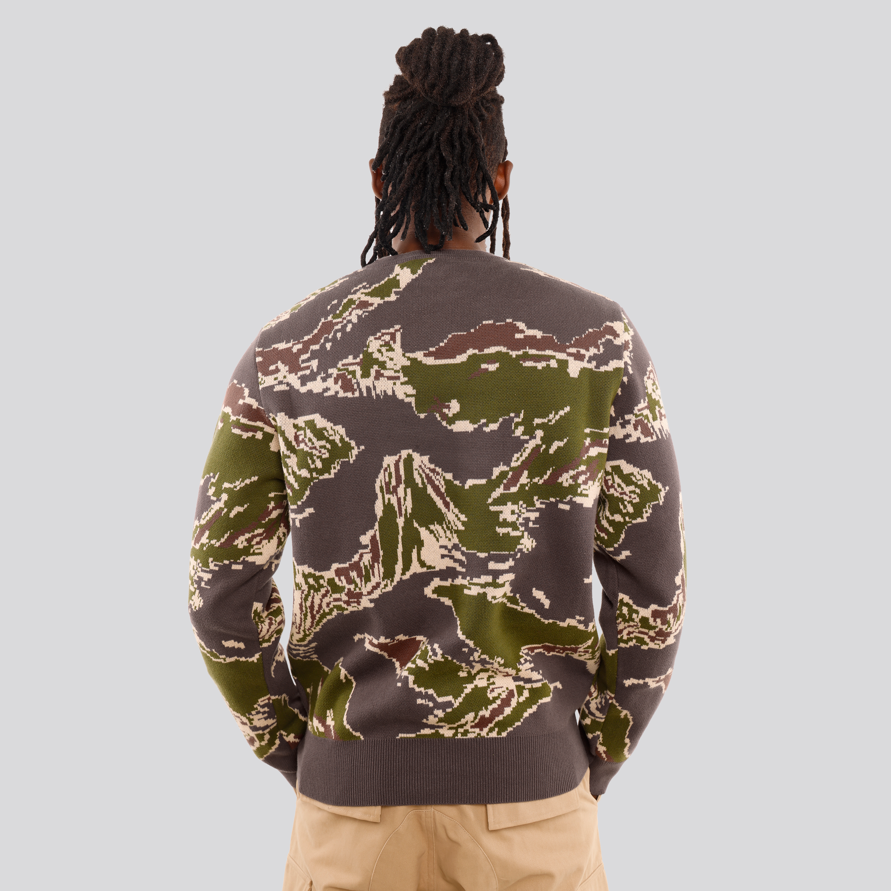 Buzo Verde ICECREAM Tiger Stripe Knitted
