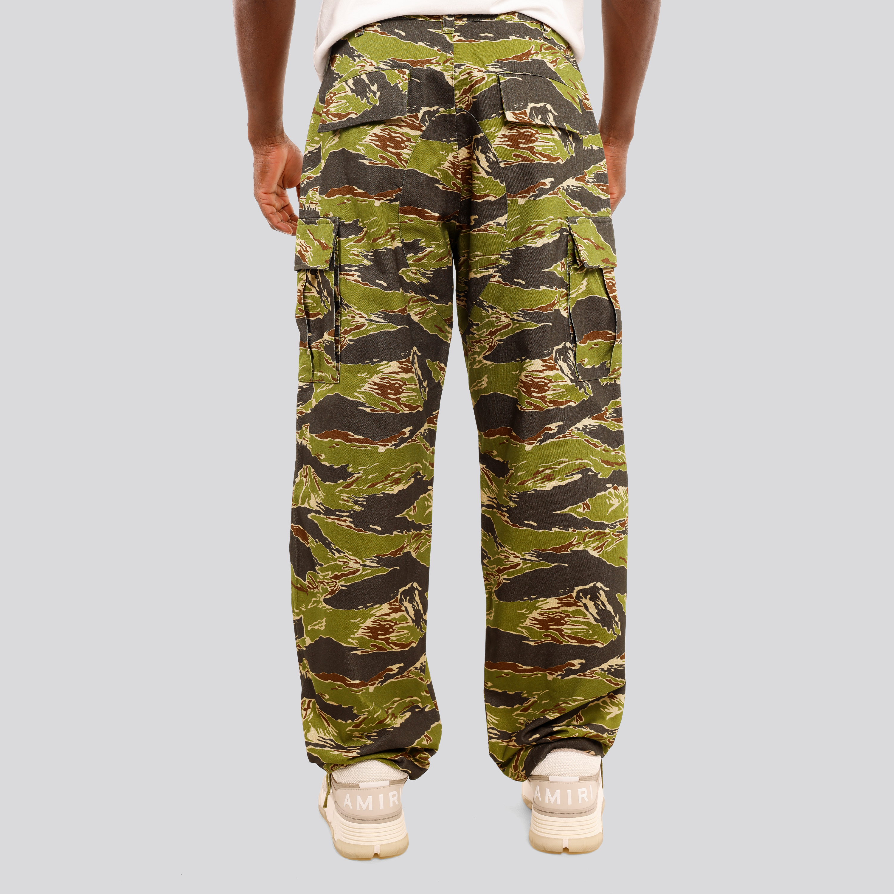 Pantalón Verde ICECREAM Tiger Stripe Cargo