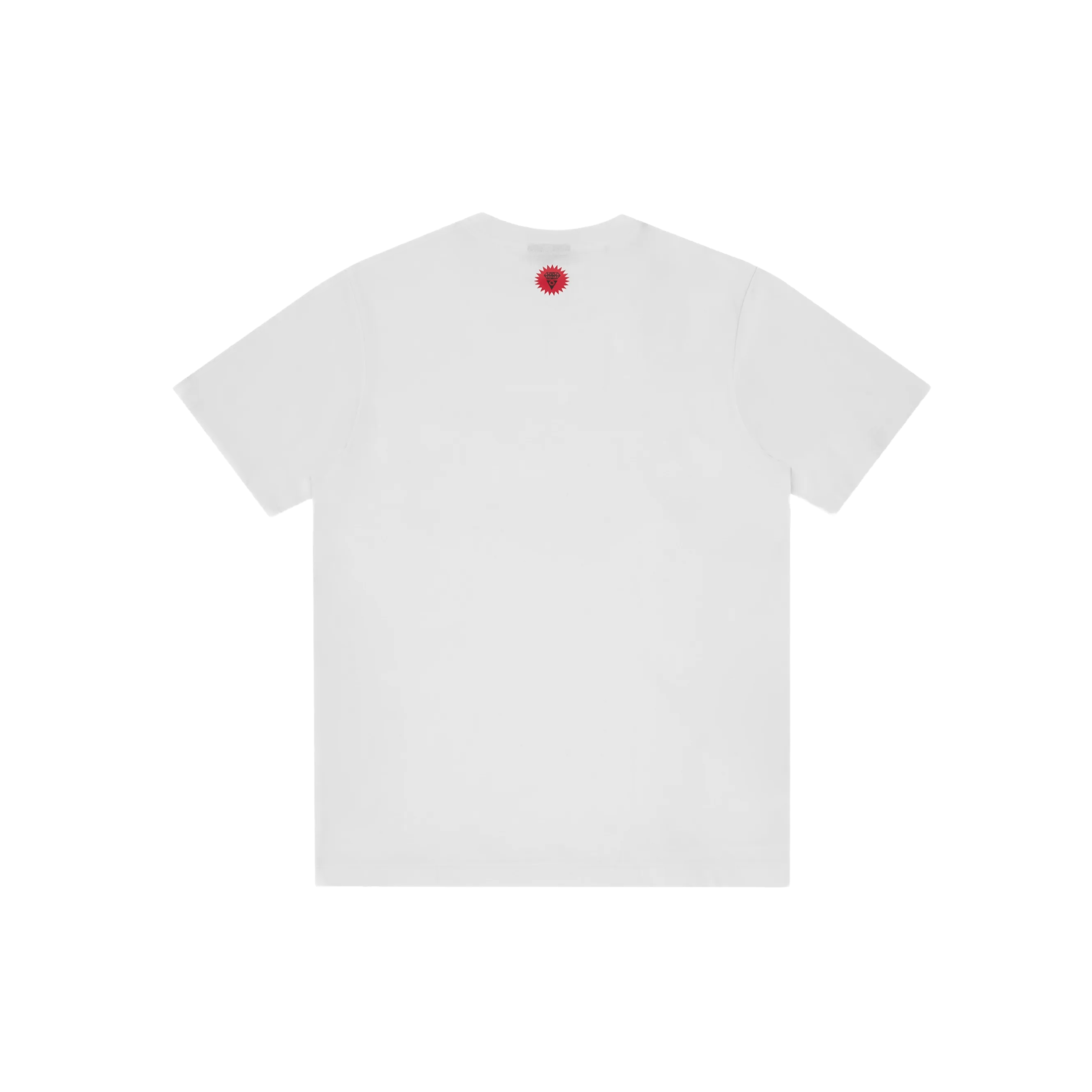 Camiseta Blanca Ice Cream Spray Paint Running Dog
