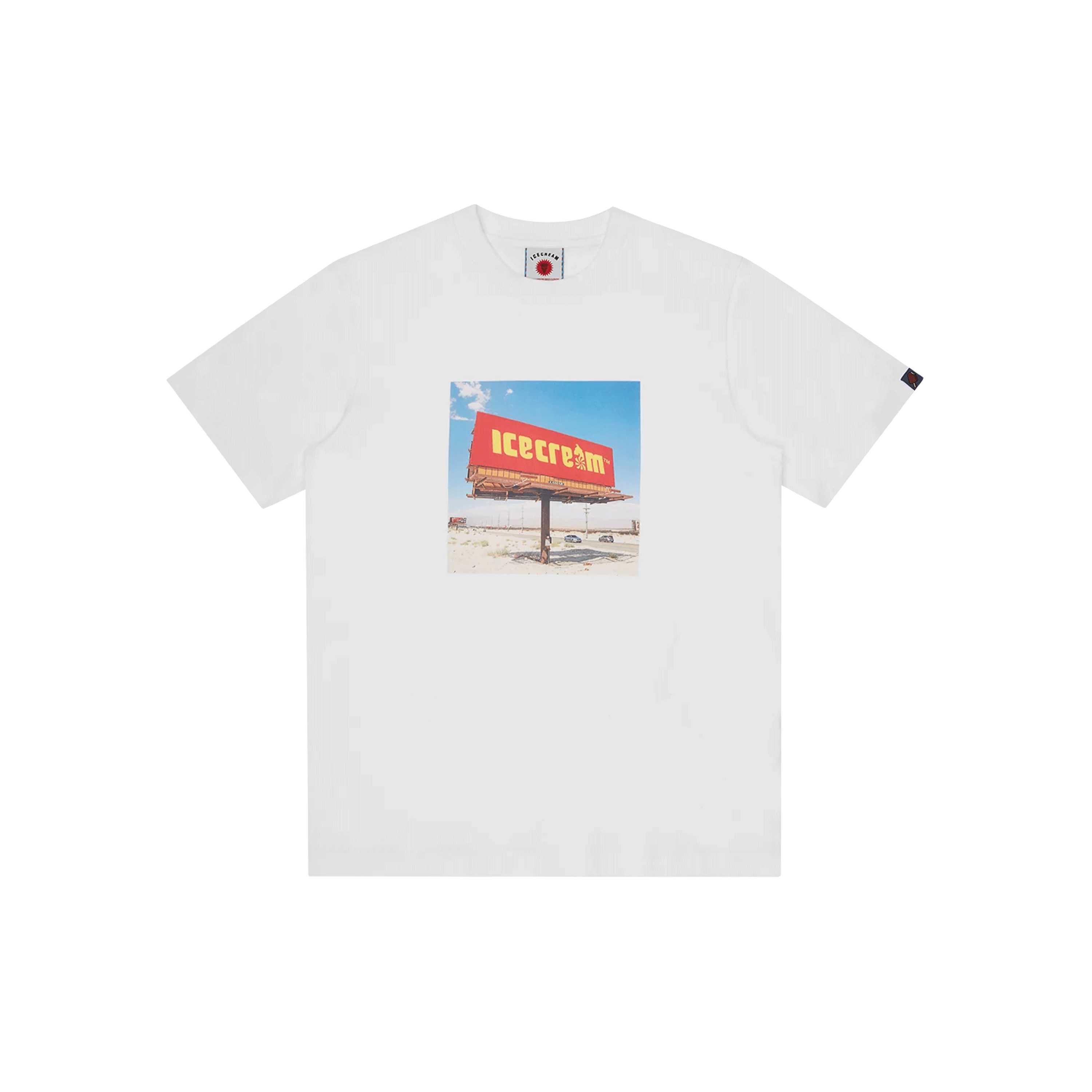 Camiseta Blanca Ice Cream Billboard