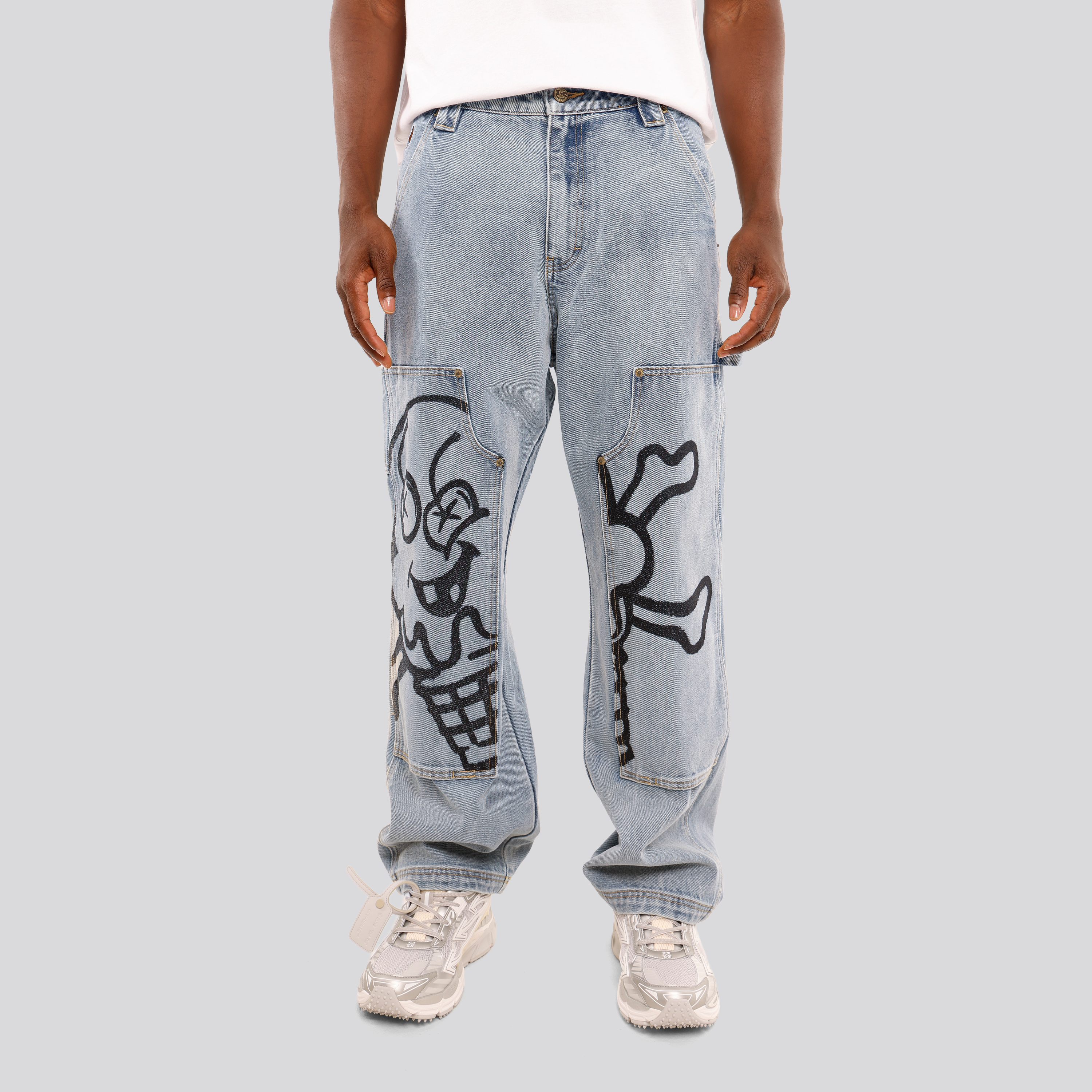 Jean Denim ICECREAM cones & Bones Denim Carpenter