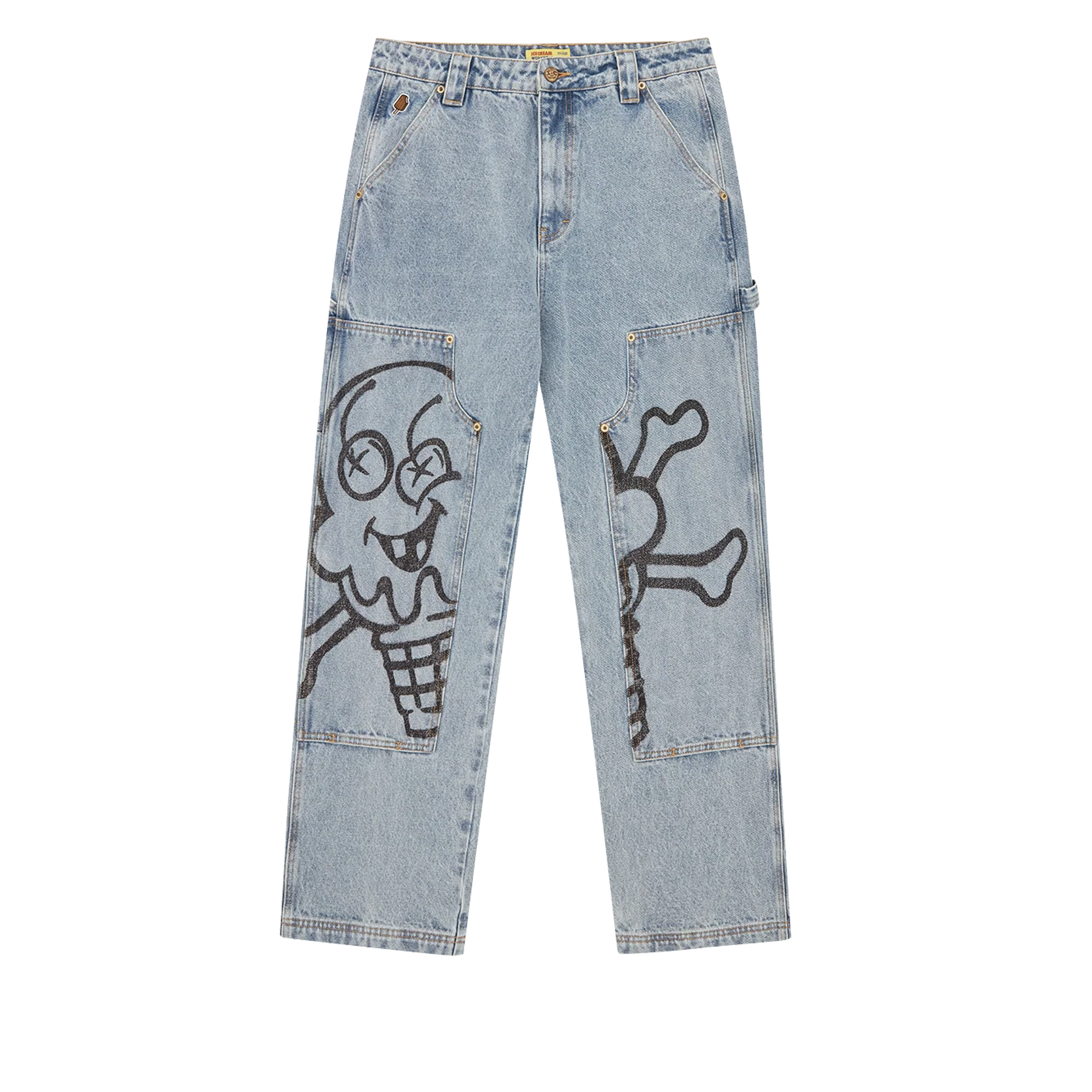 Jean Denim ICECREAM cones & Bones Denim Carpenter