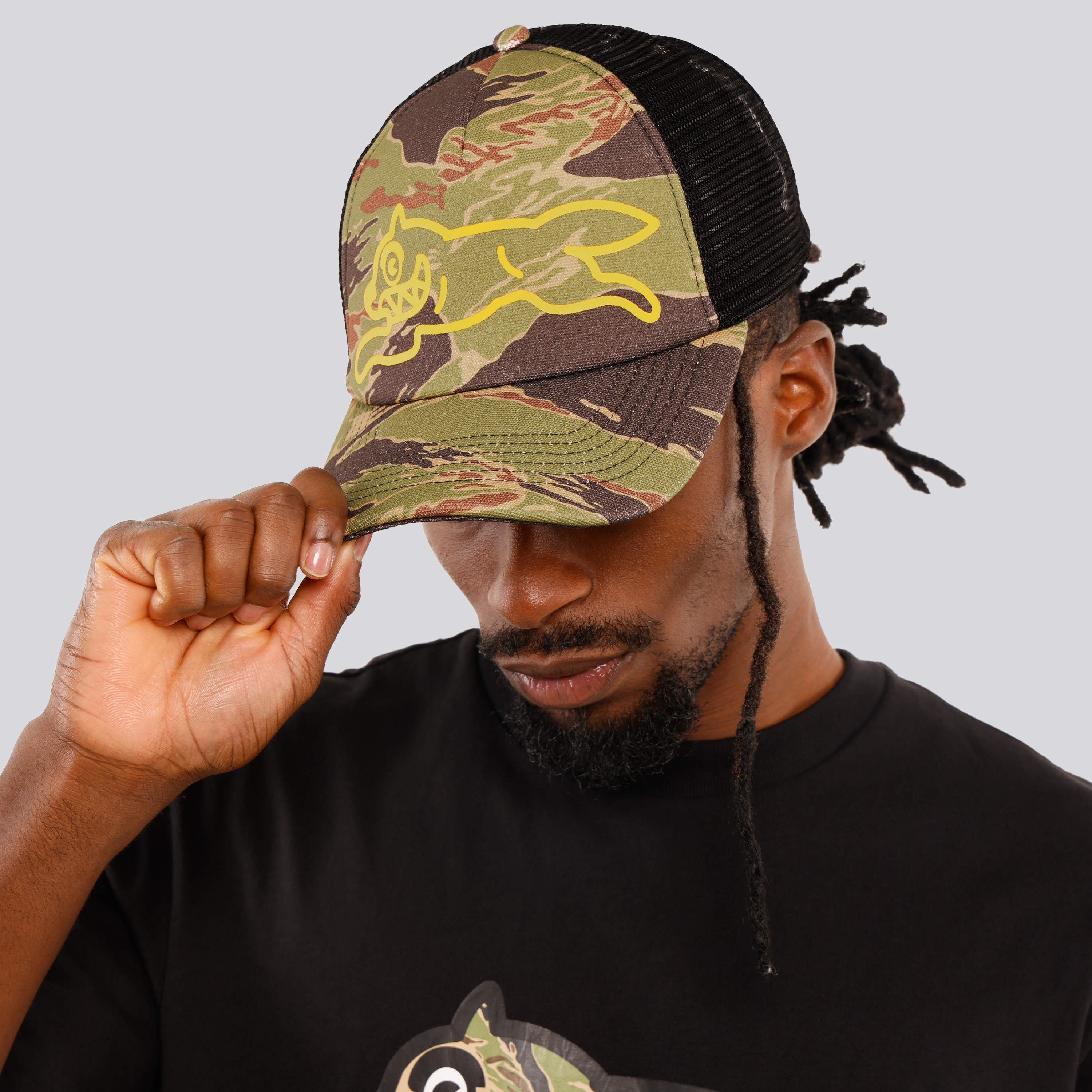 Gorra Verde ICECREAM Tiger Stripe Trucker