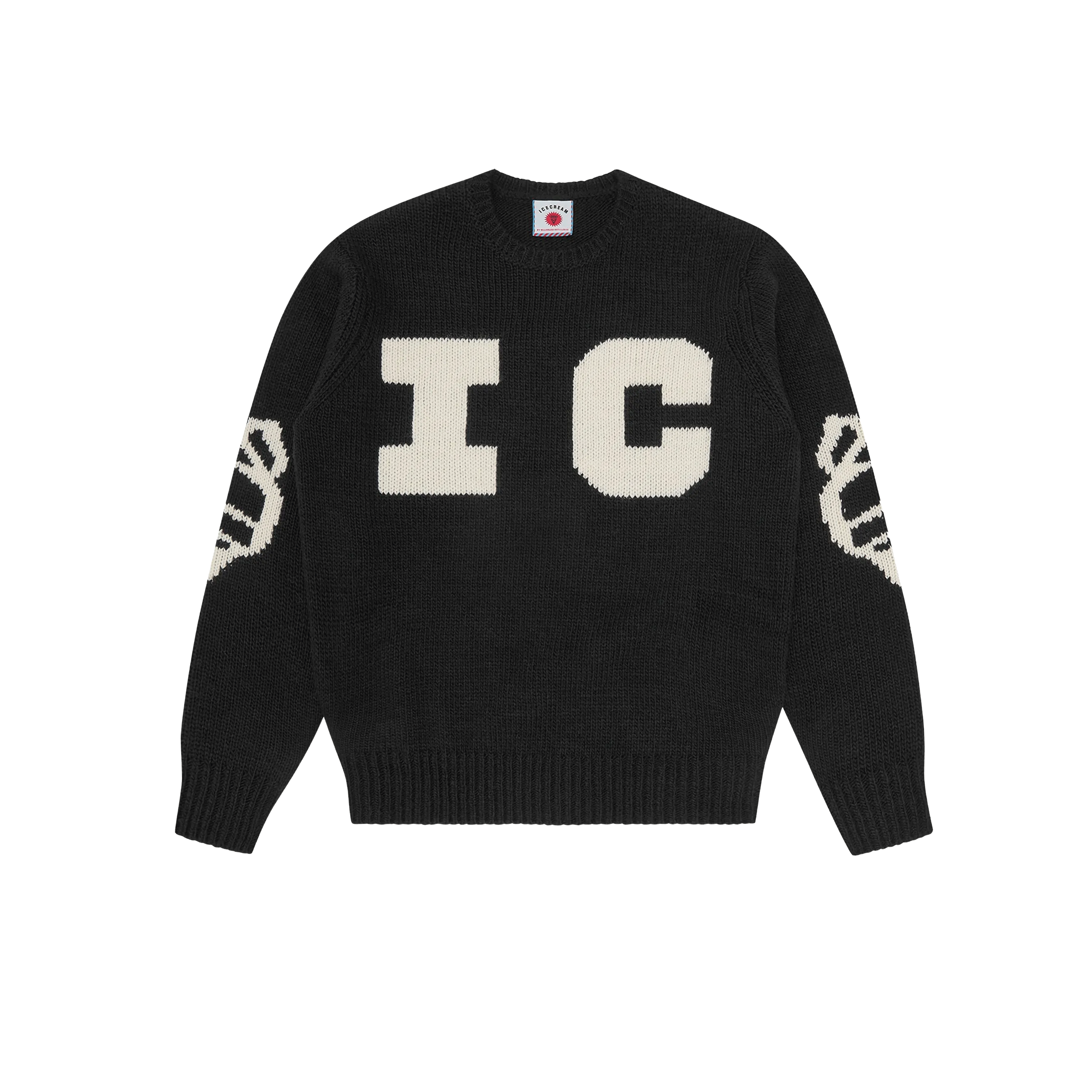 Buzo Negro Ice Cream Running Dog Knit