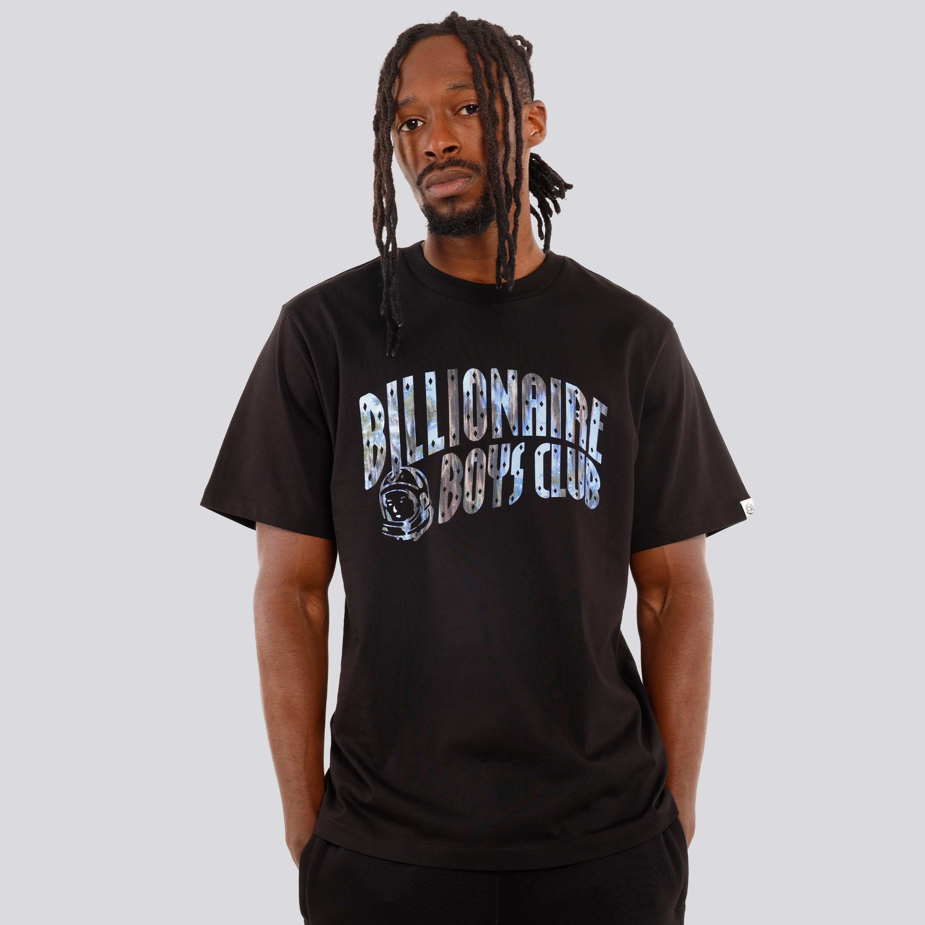 Camiseta Negra Billionaire Boys Club Bayou Fill Arch Logo