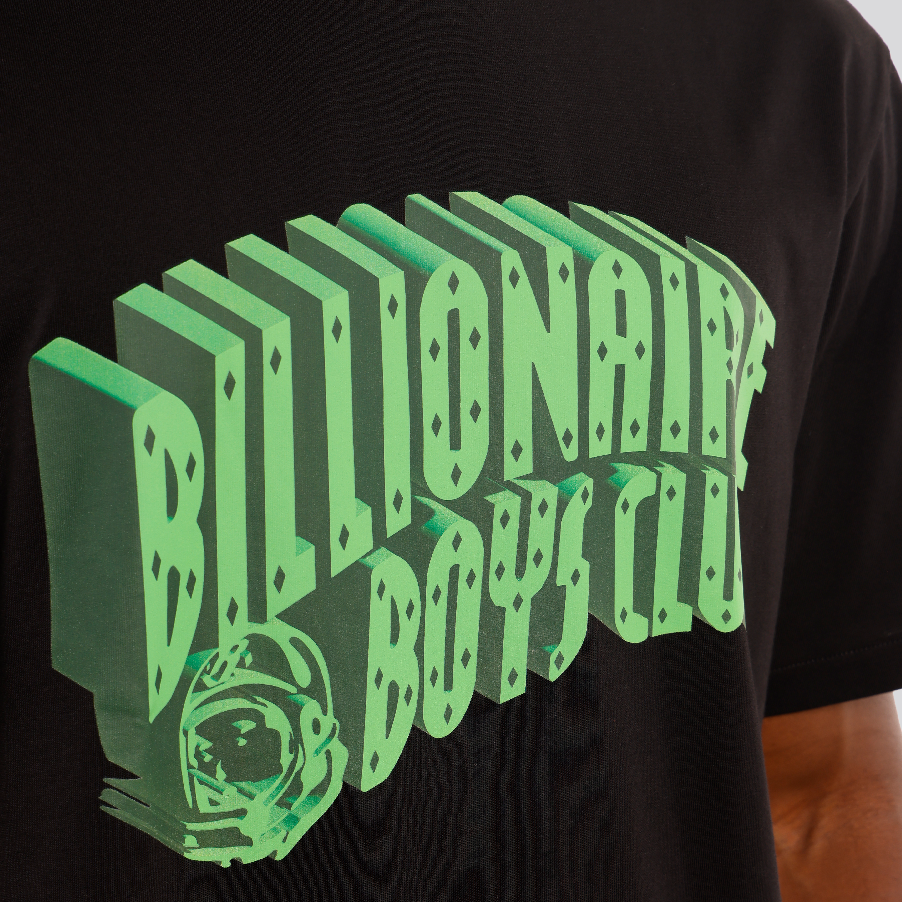 Camiseta Negra Billionaire Boys Club 3d Arch Logo
