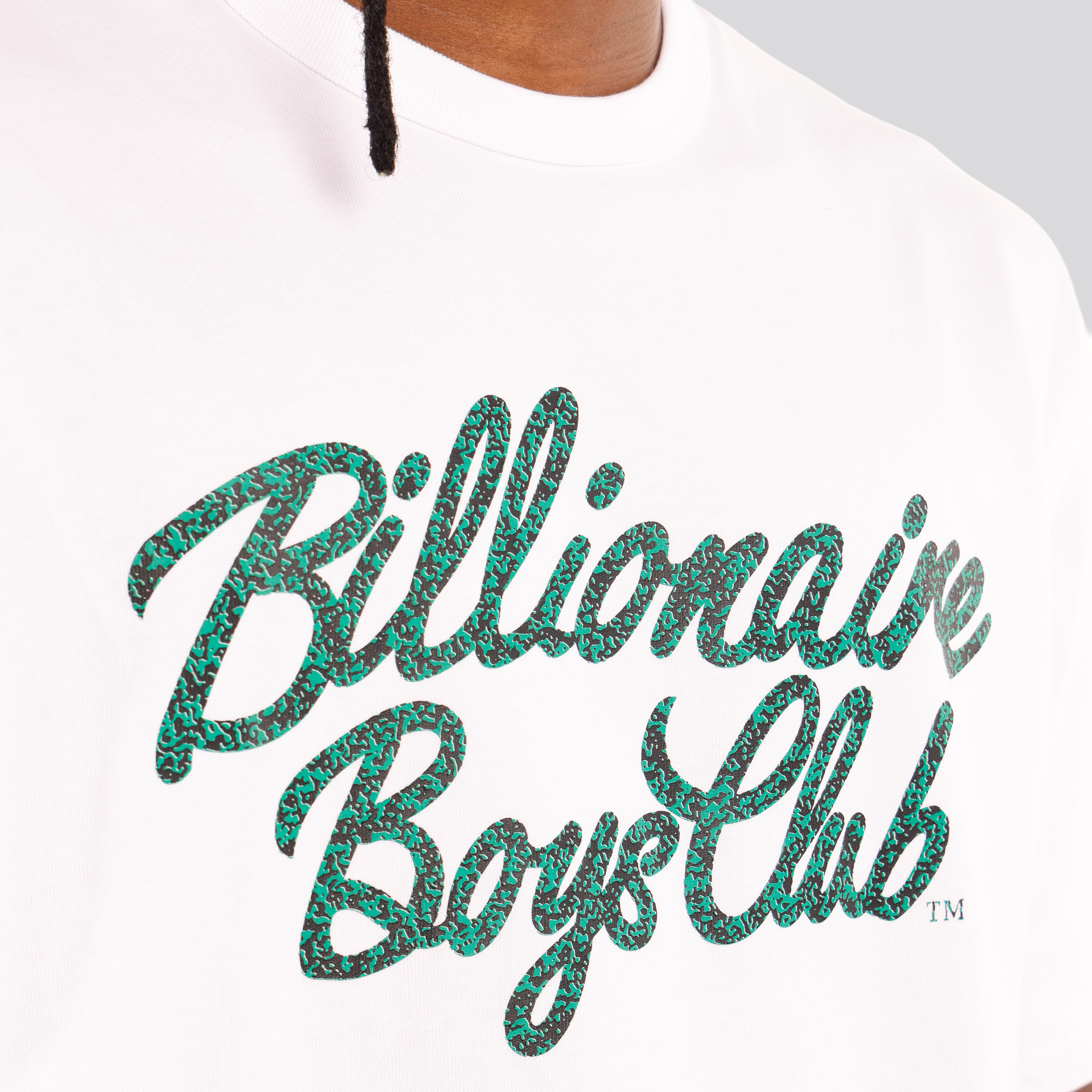 Camiseta Blanca Billionaire Boys Club Script Oversized