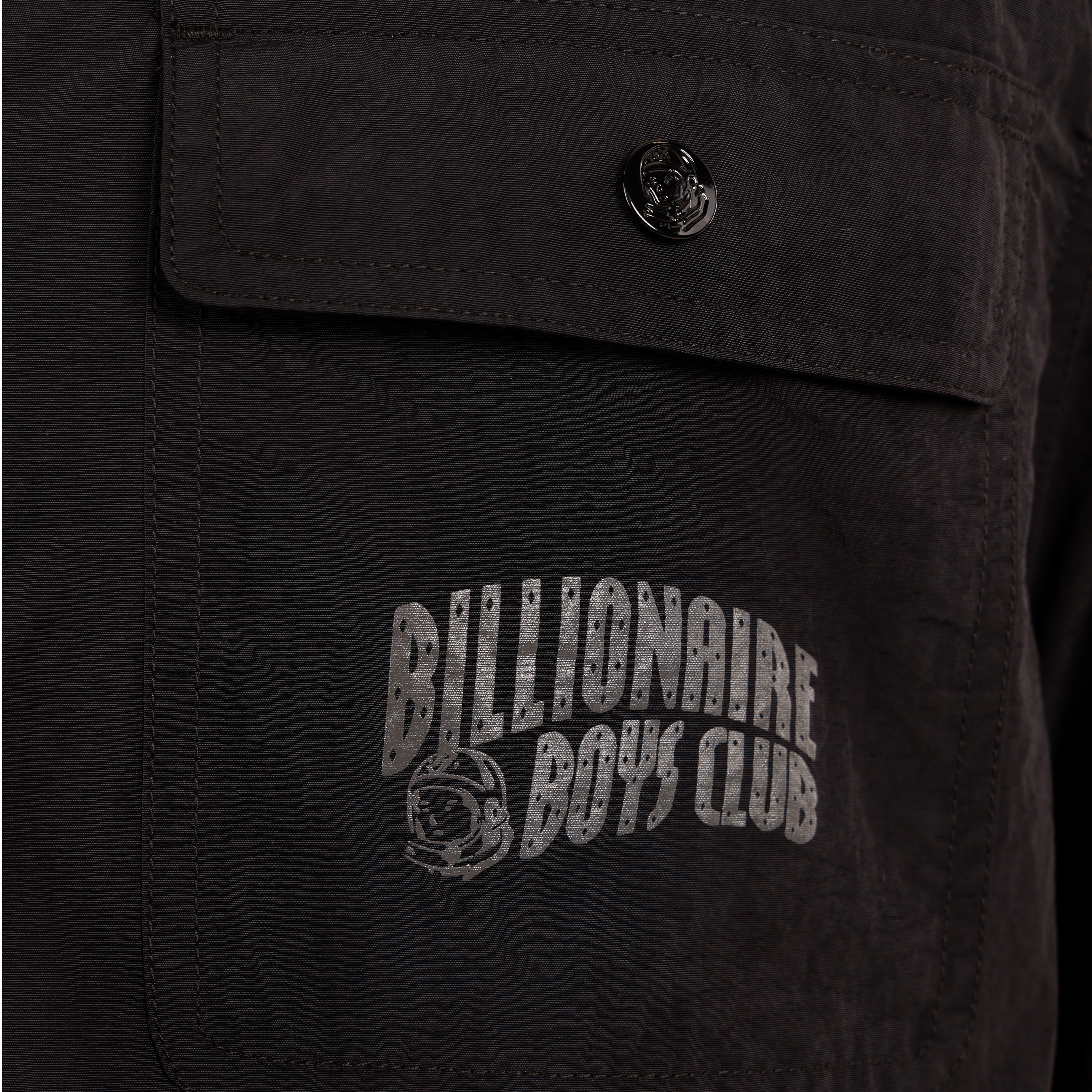 Chaqueta Negra Billionaire Boys Club Arch Logo Nylon