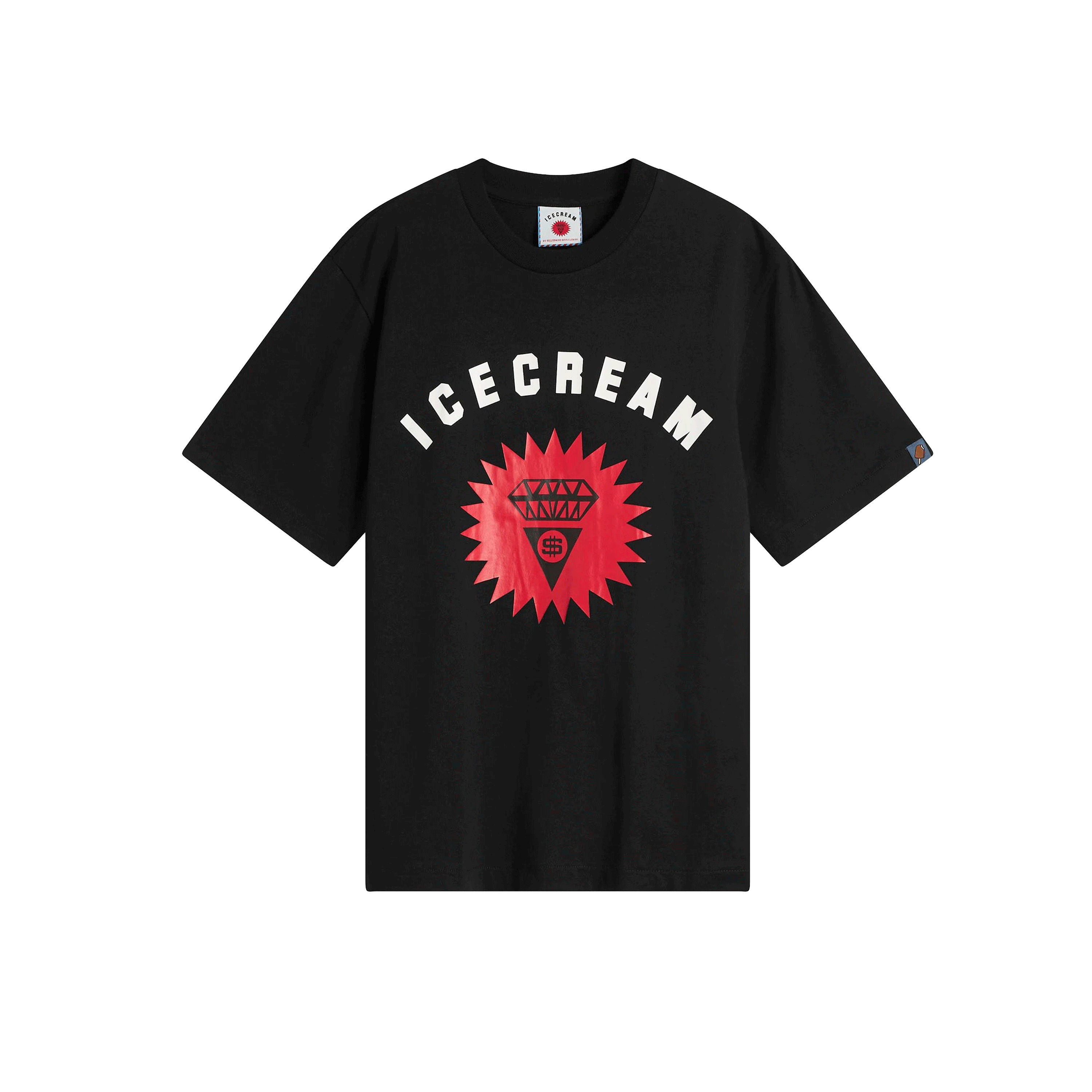 Camiseta Negra ICECREAM Signet Logo