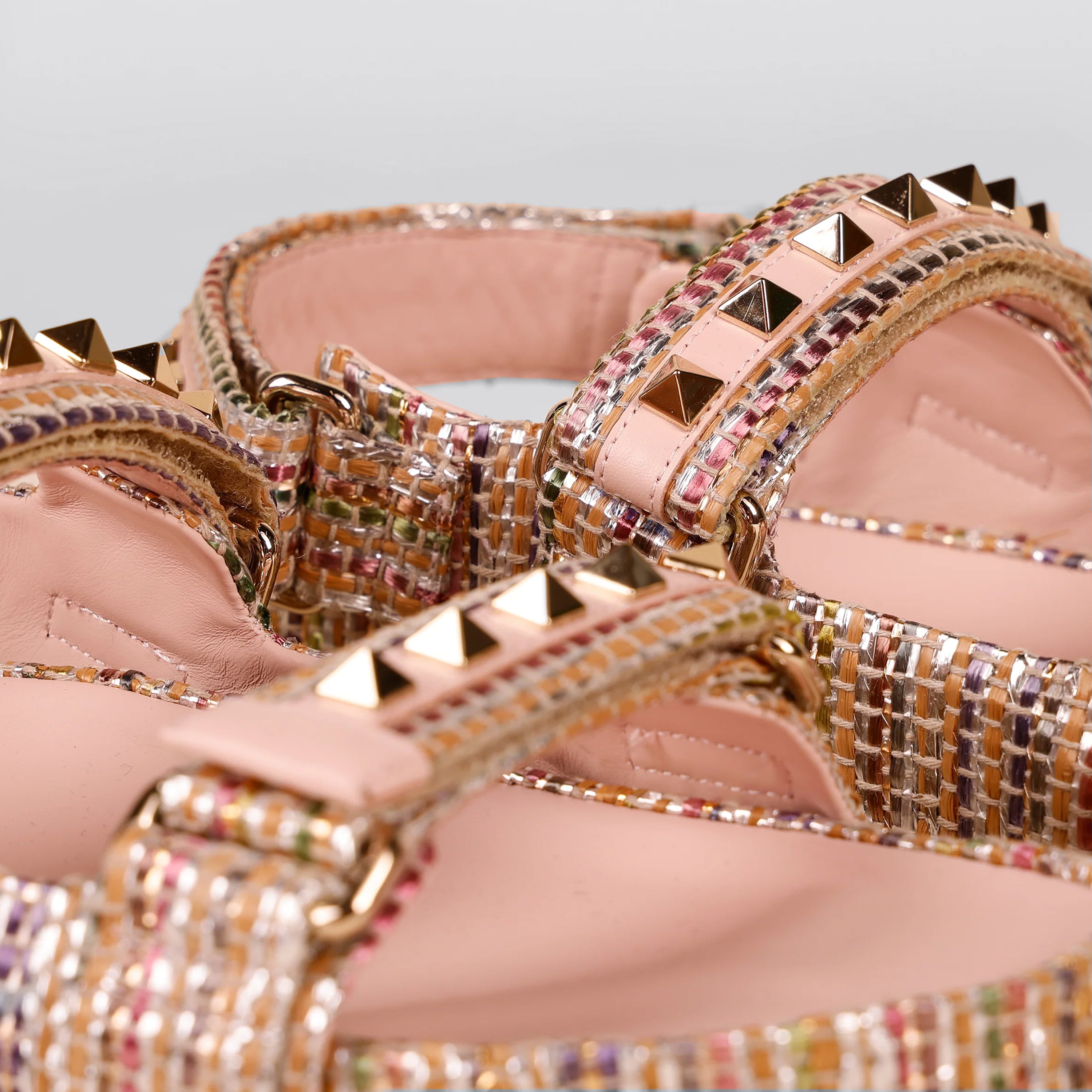 Sandalias Multicolor Valentino Rockstuds