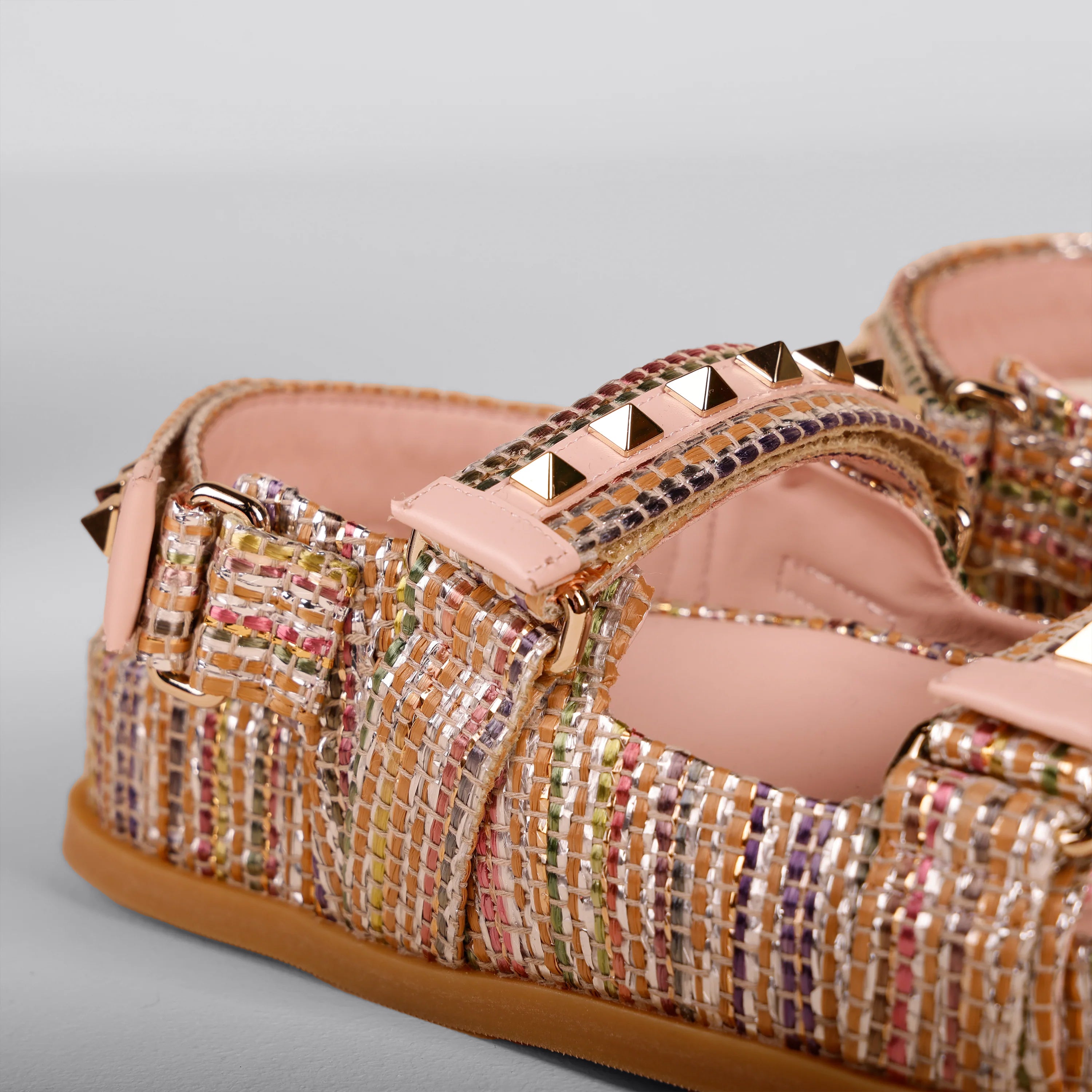 Sandalias Multicolor Valentino Rockstuds