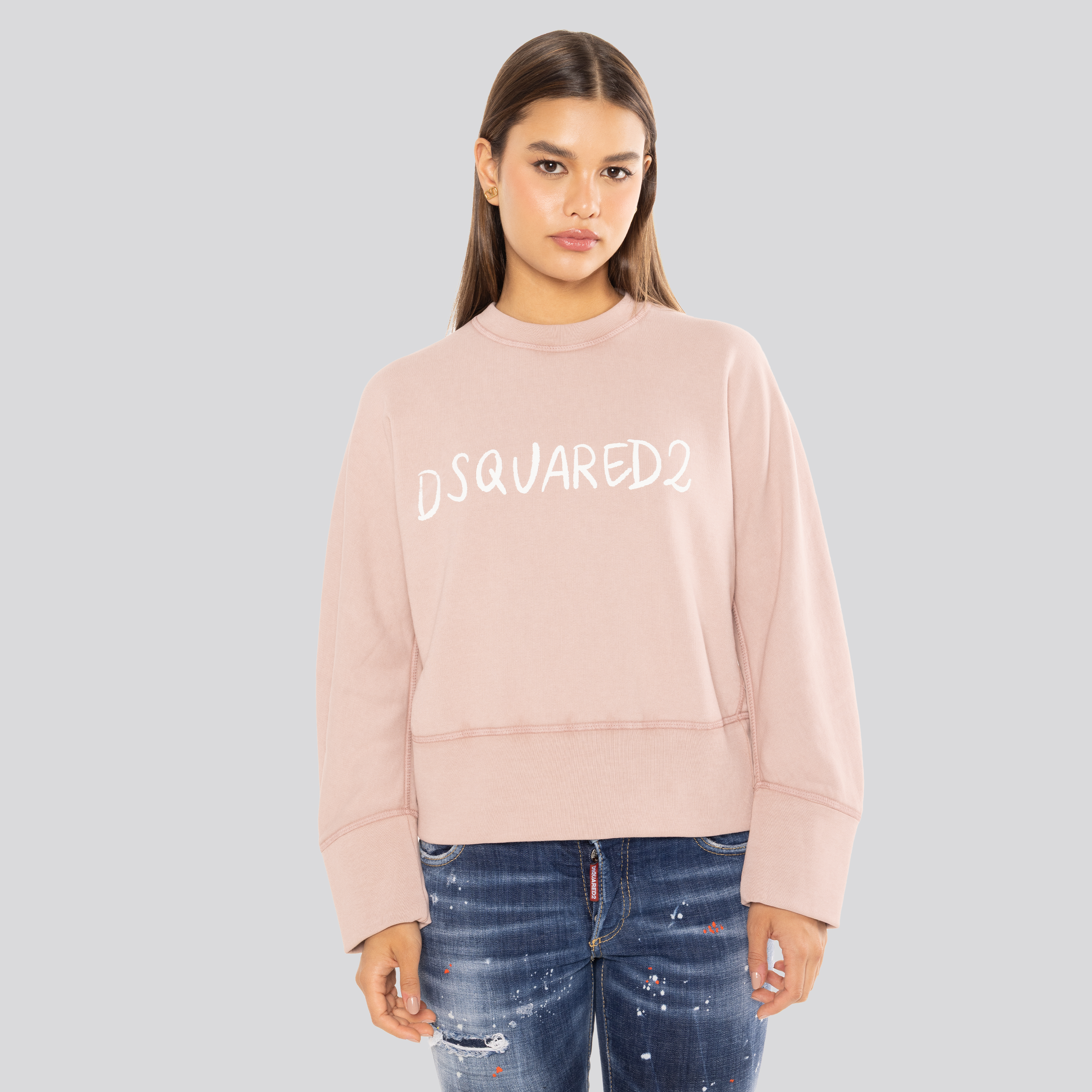 Buzo Rosado Dsquared2 Logo