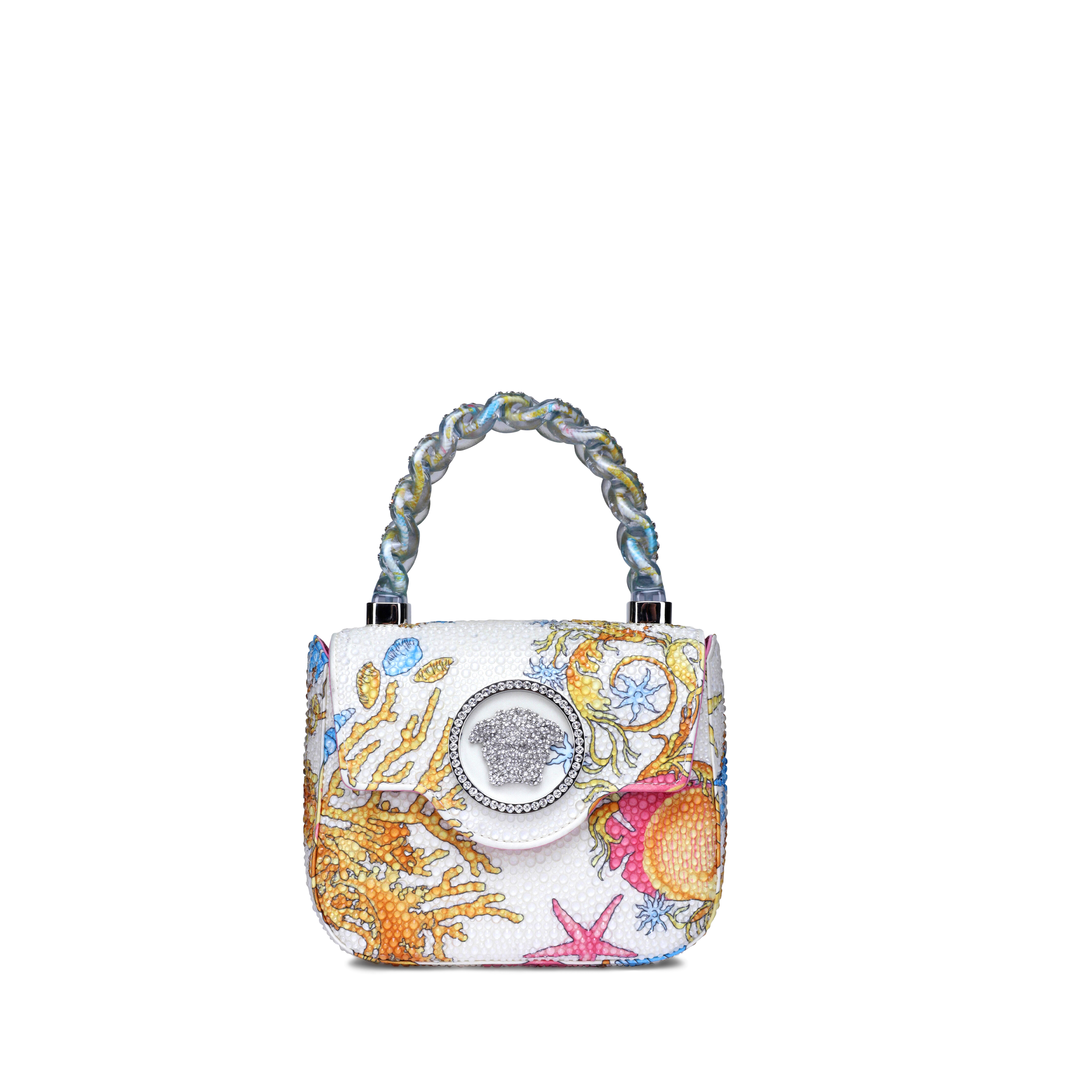 Cartera Multicolor Versace Coral