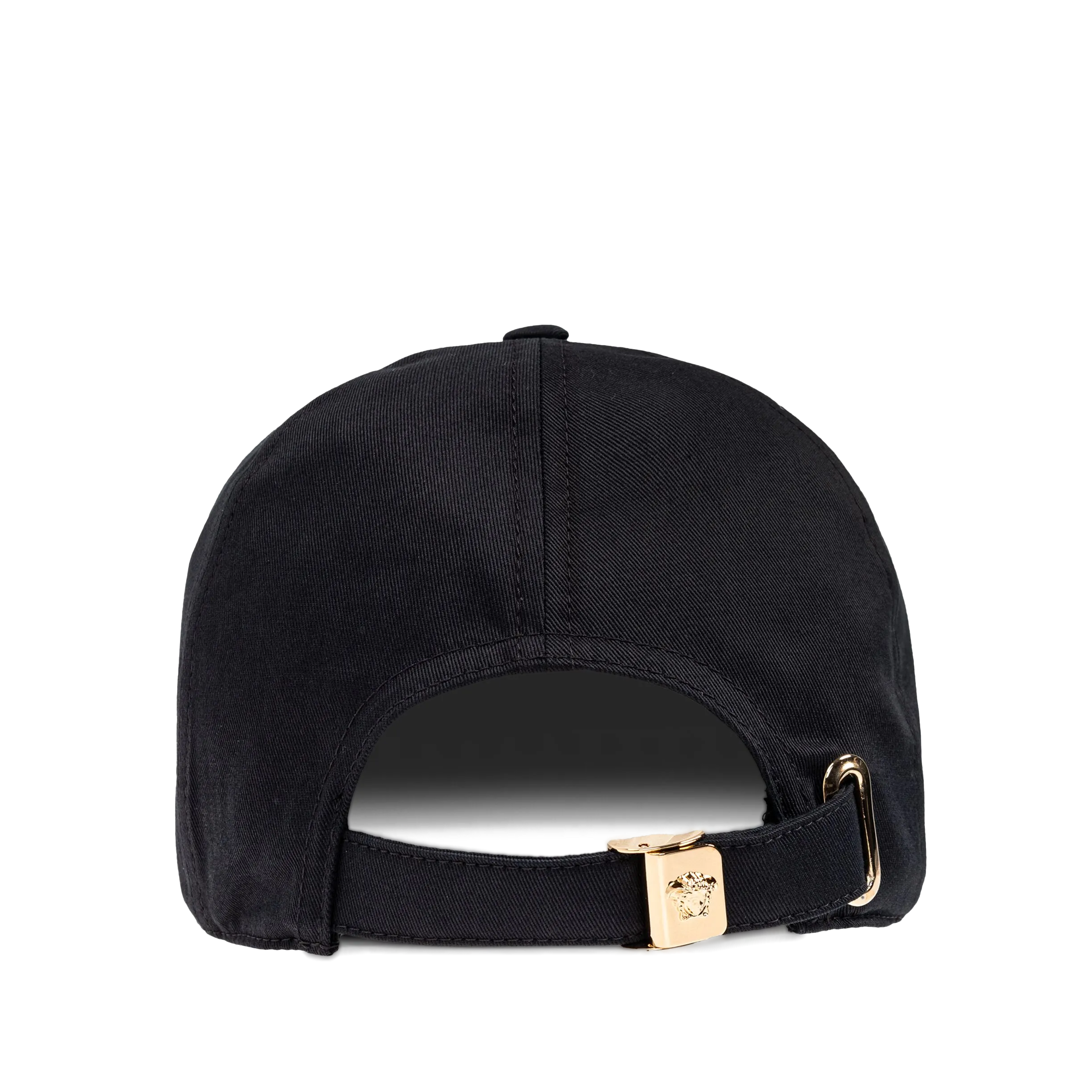 Gorra Negra Versace Medusa Tag