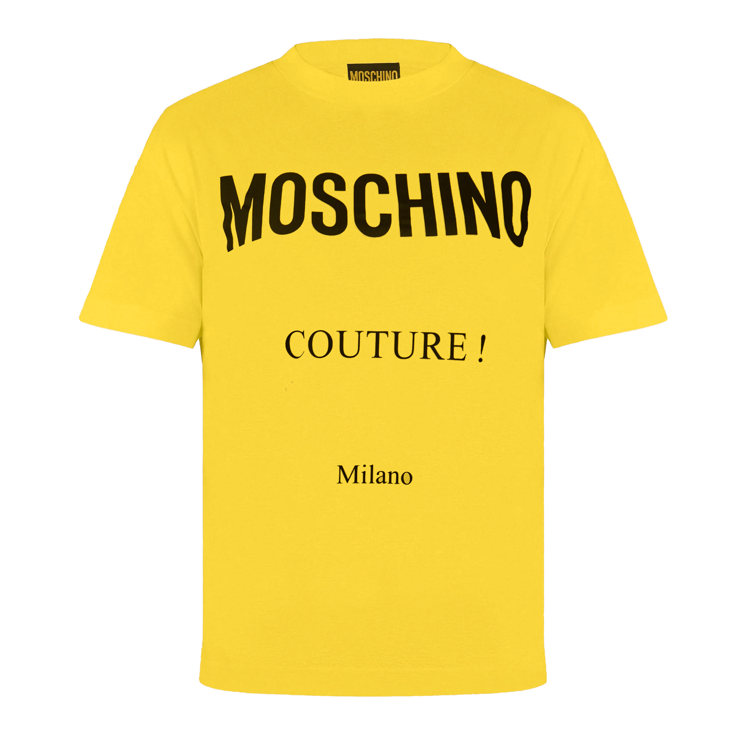 Camiseta Amarilla Moschino Couture !