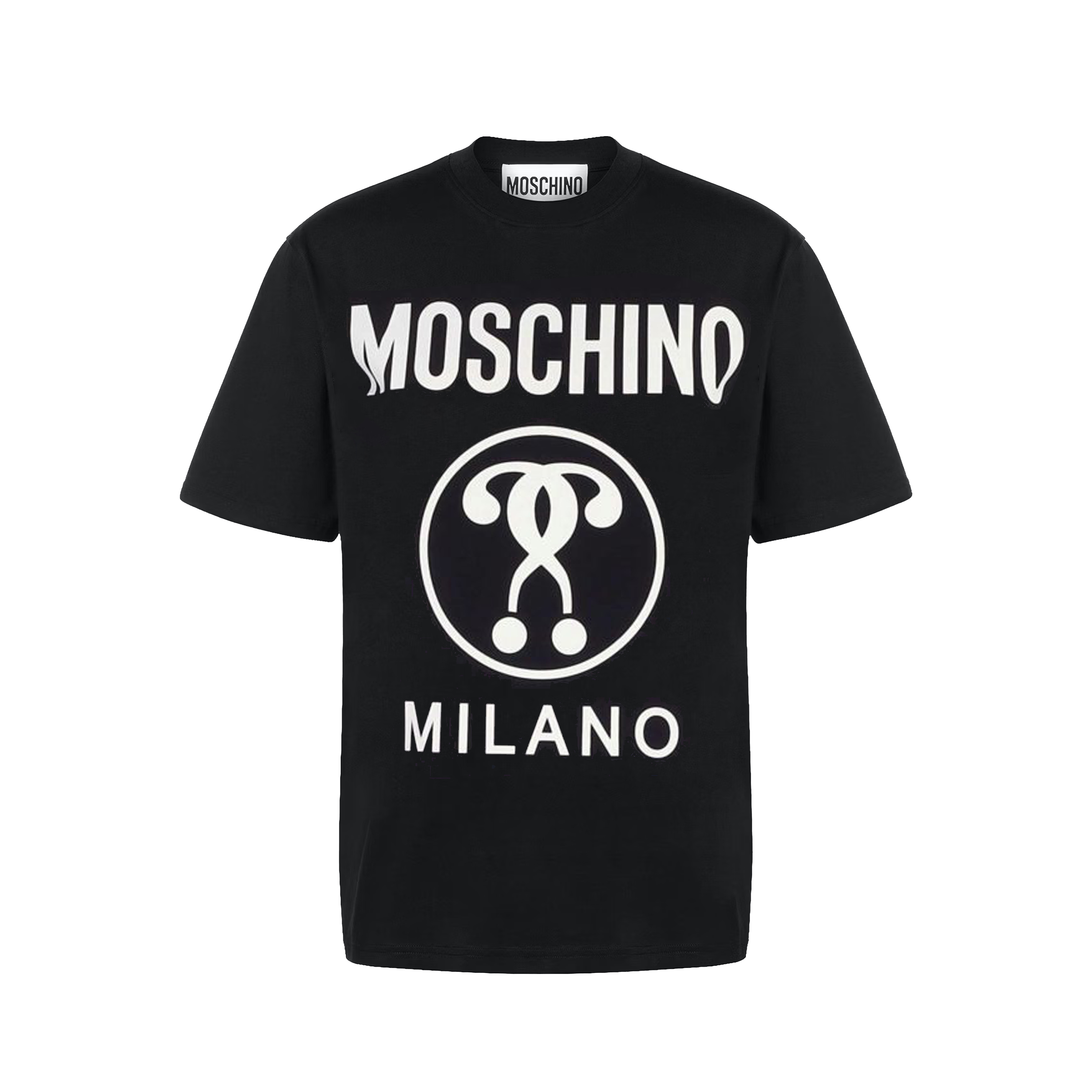 Camiseta Negra White Moschino Milano