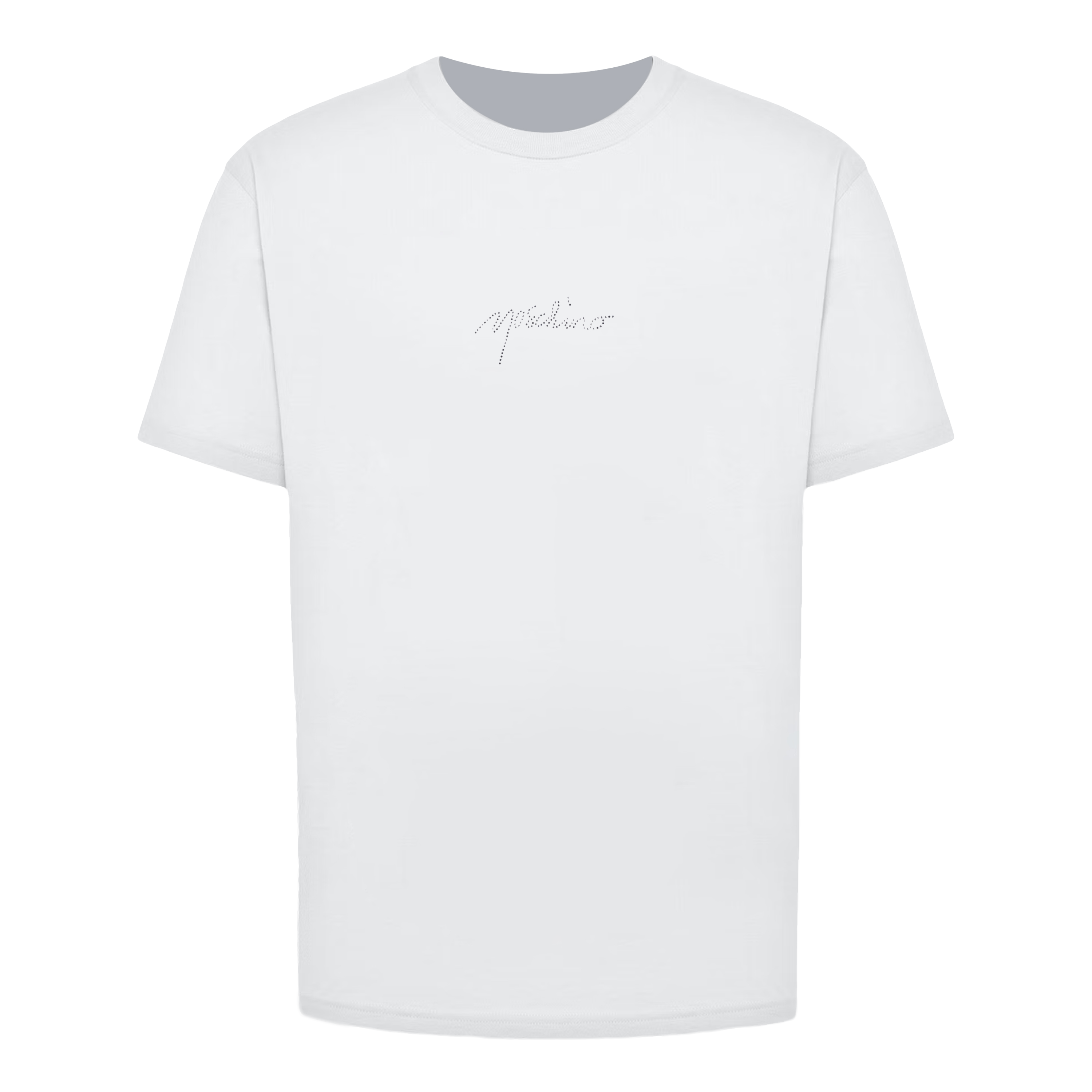 Camiseta Blanca Moschino Rhinestone