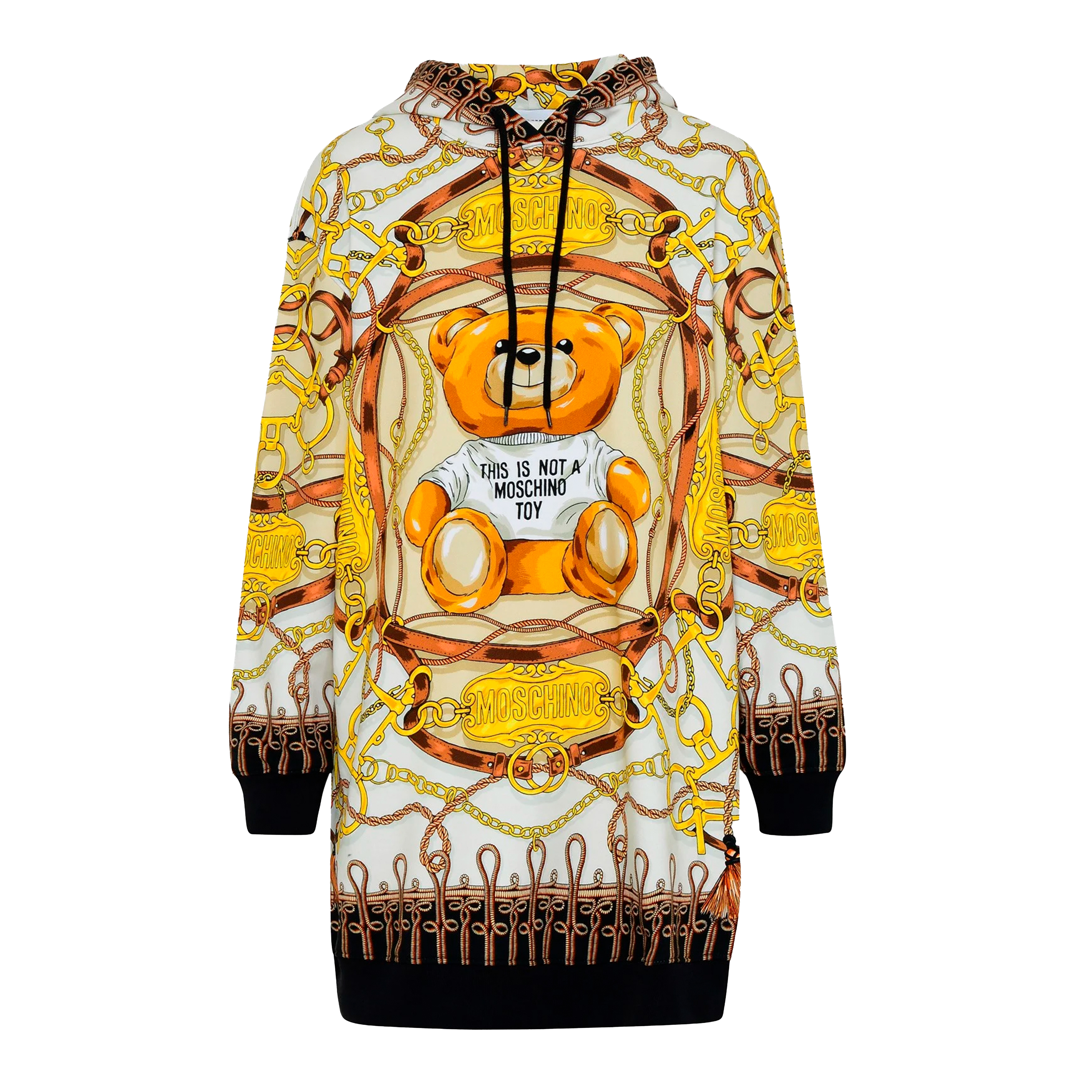 Vestido Sudadera Multicolor Moschino Teddy Bear