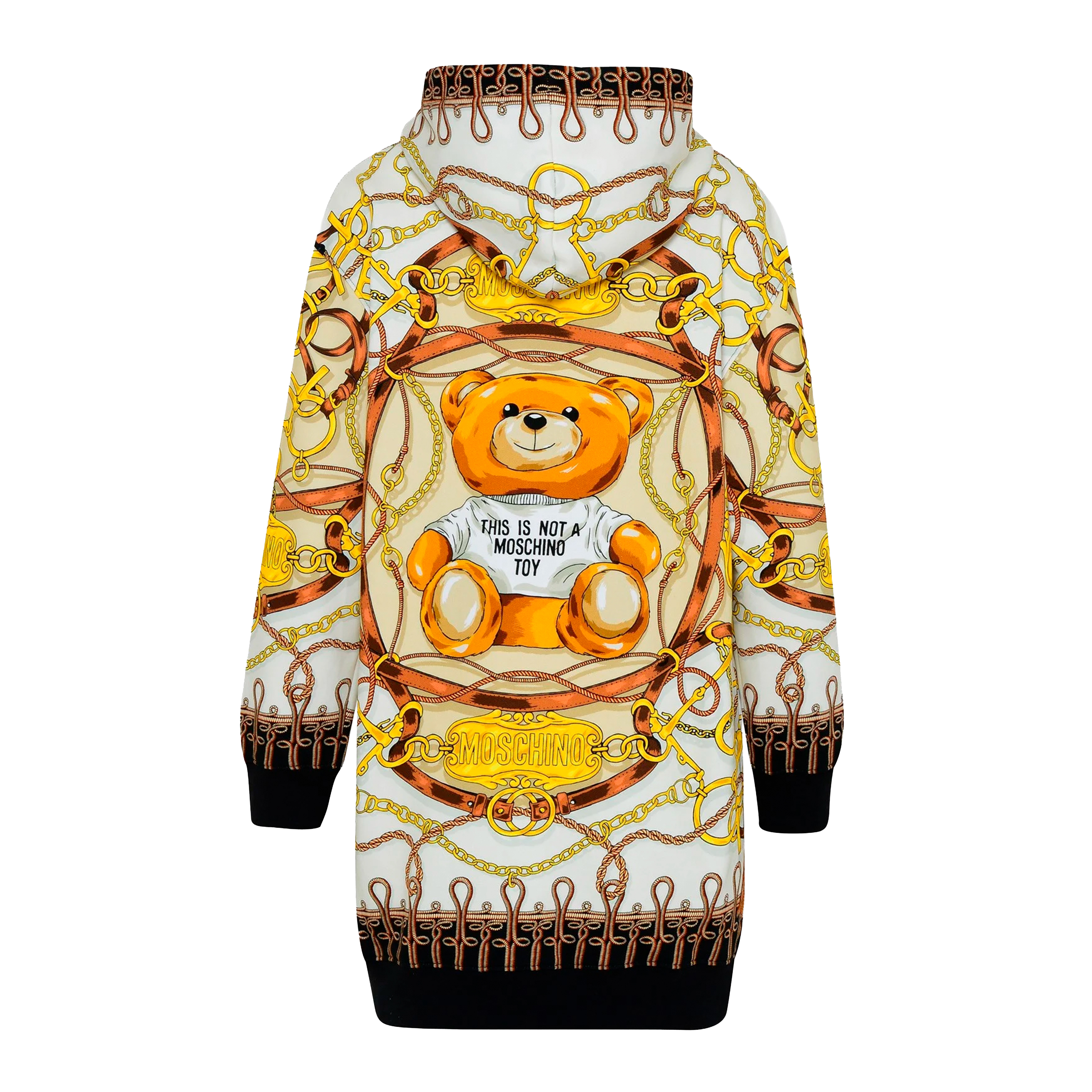 Vestido Sudadera Multicolor Moschino Teddy Bear