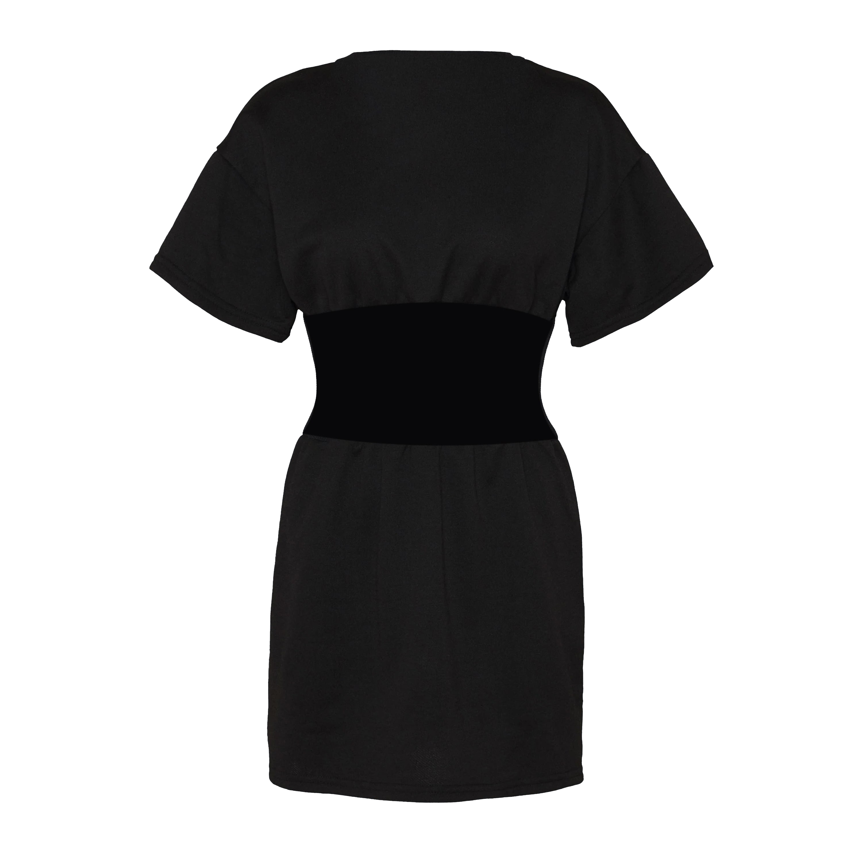 Vestido Negro Negro Moschino Milano