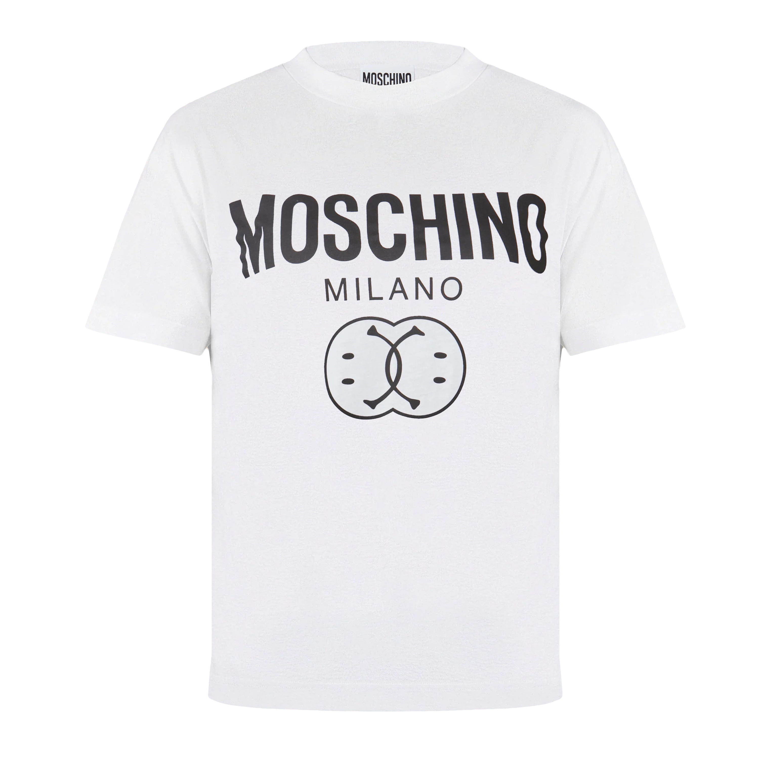 Camiseta Blanca Moschino Doble Cara