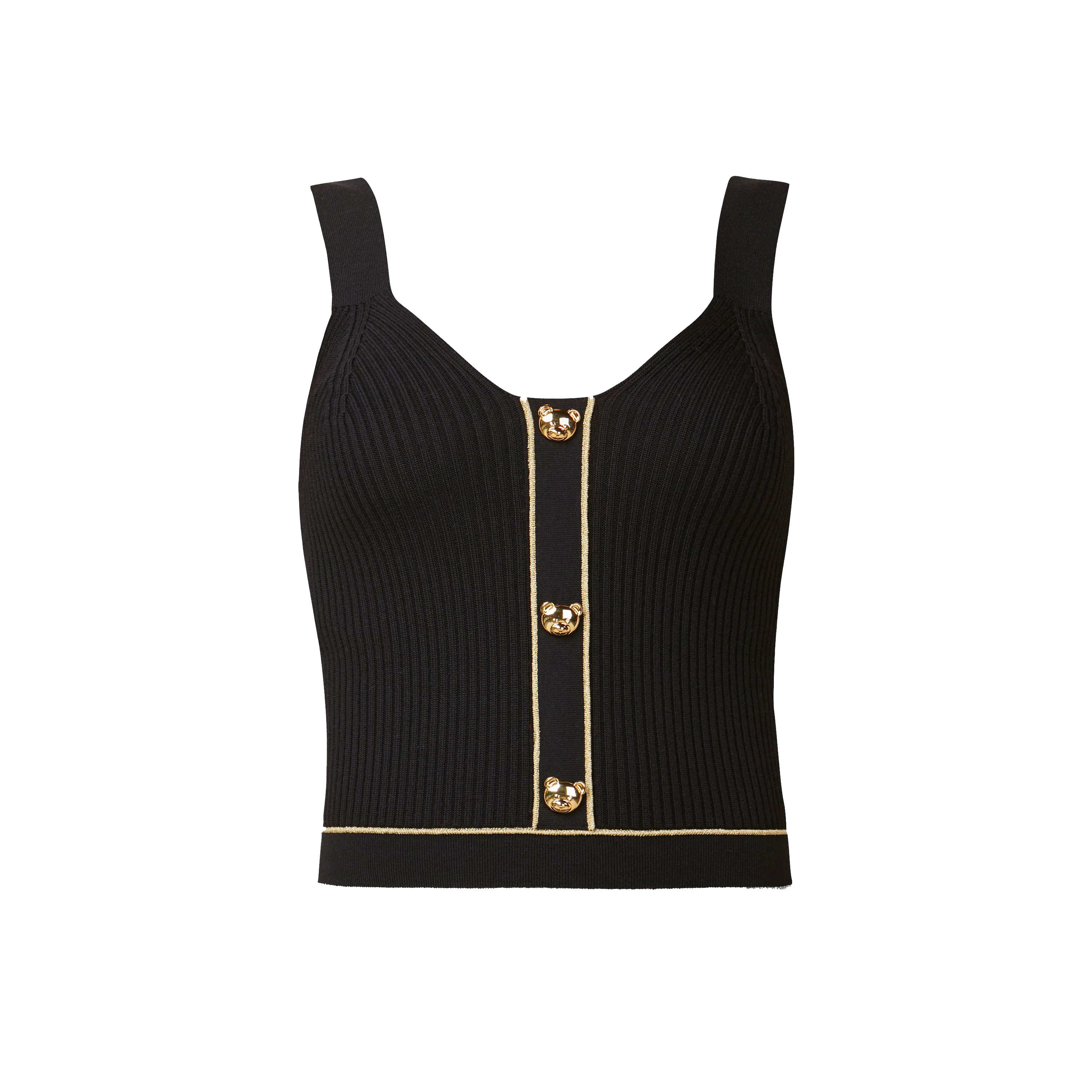 Top Cuerda Moschino Negra