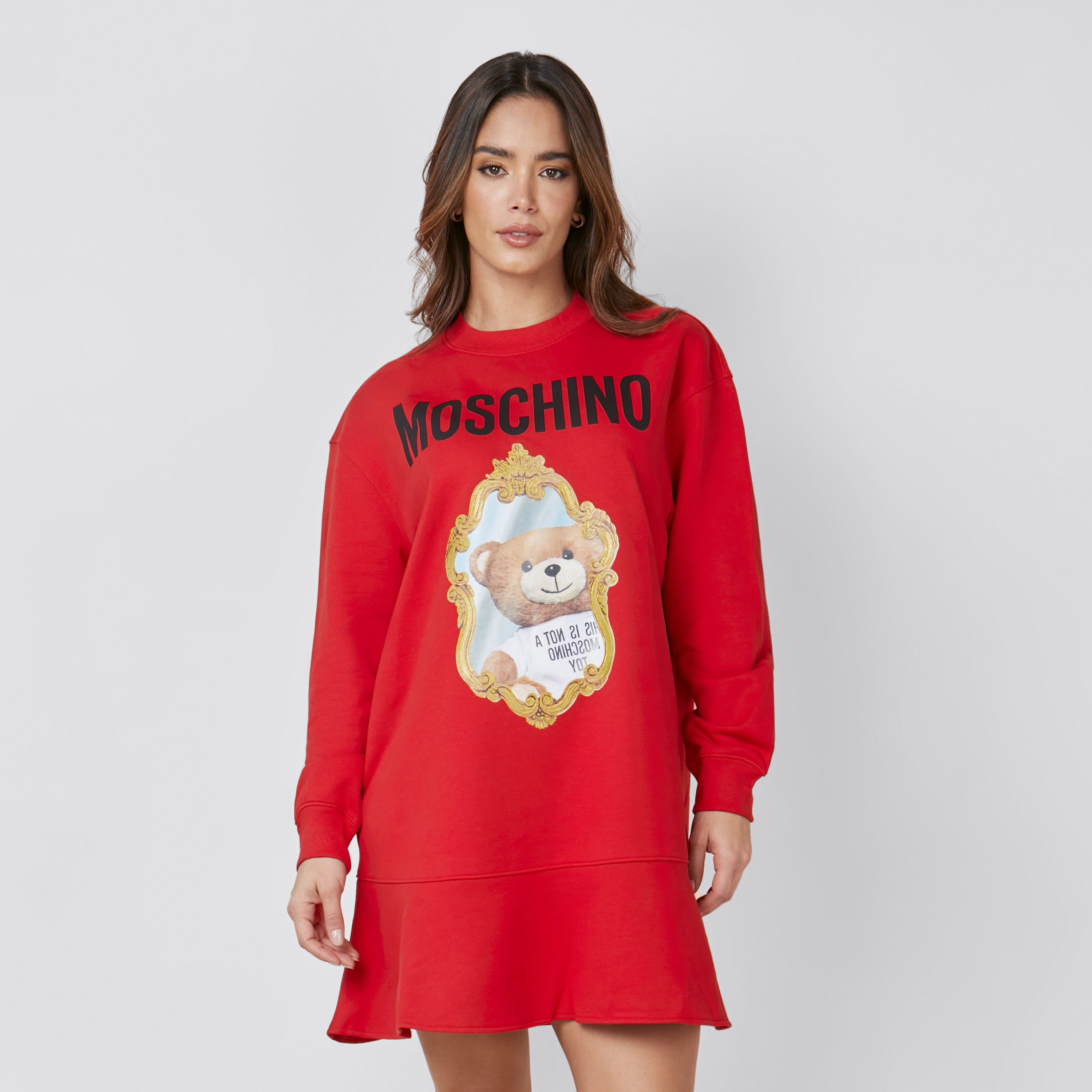 Vestido Rojo Moschino Teddy Bear Mirrow