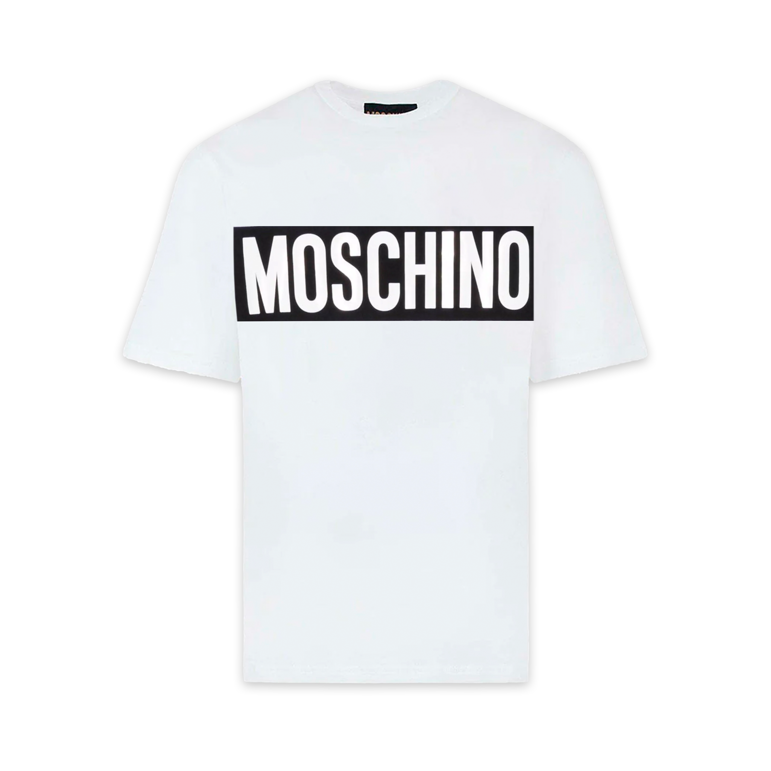 Camiseta Blanca con Negro Moschino Couture Logo