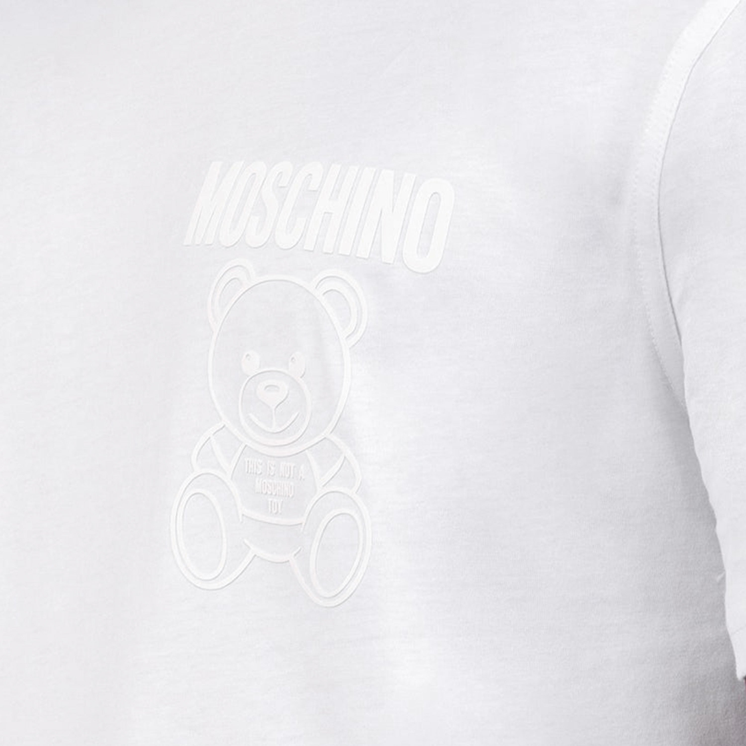 Camiseta Blanca Moschino Couture Blanco Logo