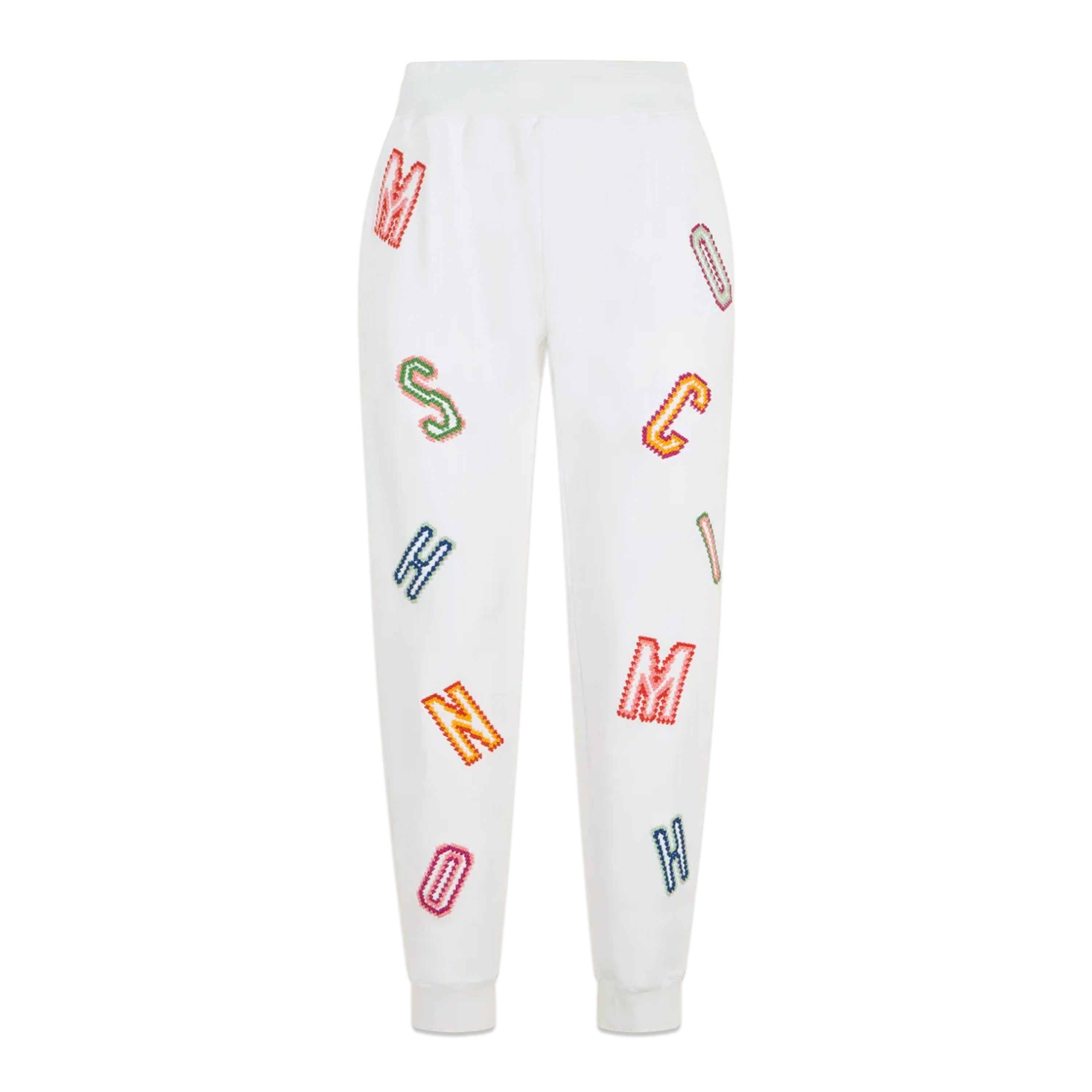 Sudadera Blanca Moschino Couture Multicolor Letters
