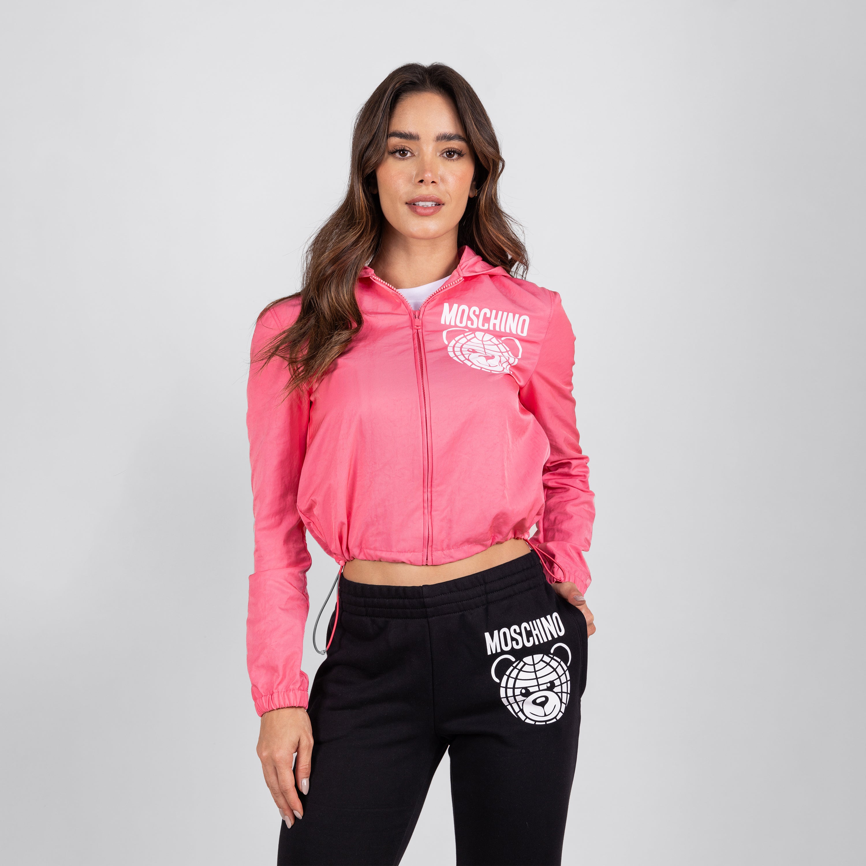 Chaqueta Rosada Moschino Couture Teddy World