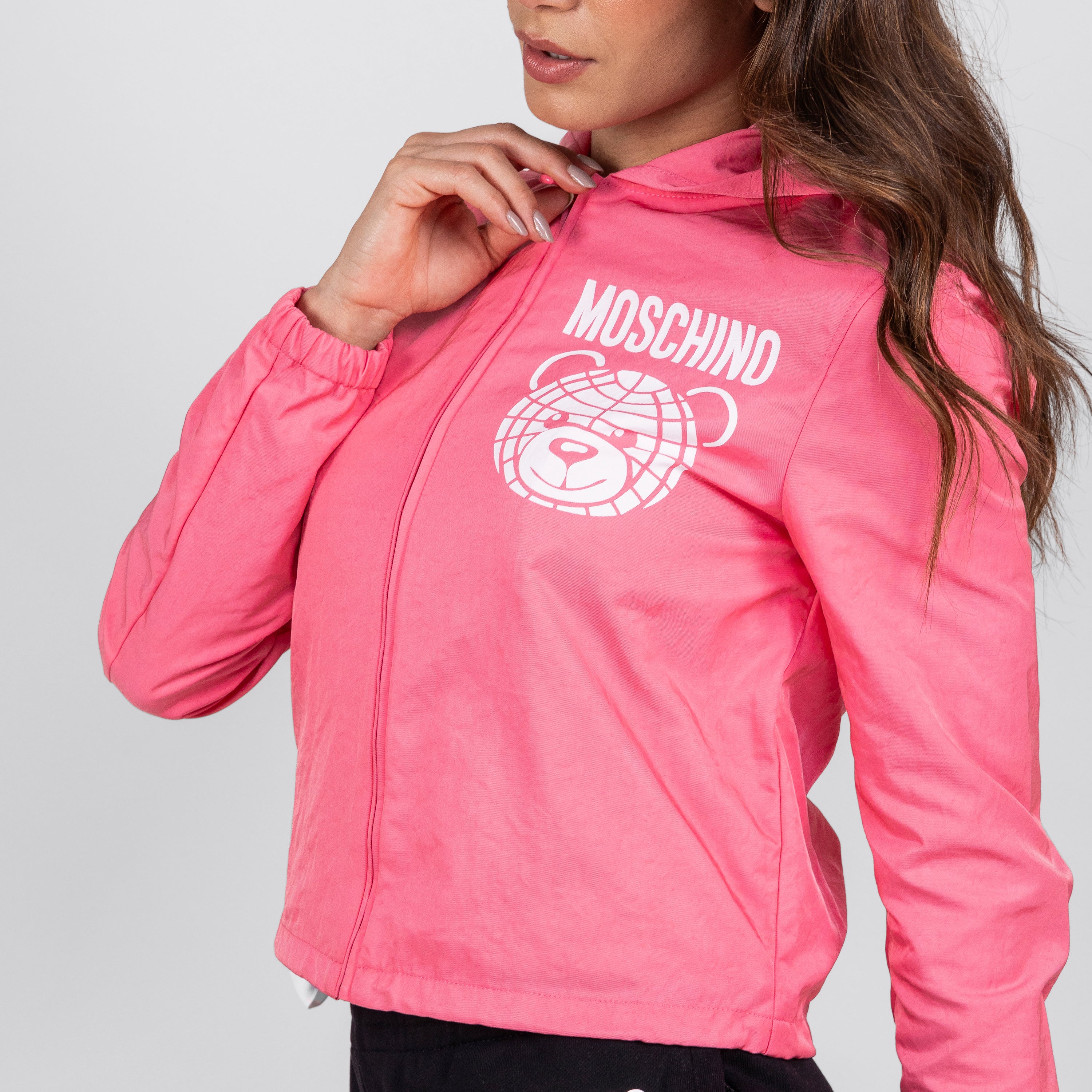 Chaqueta Rosada Moschino Couture Teddy World