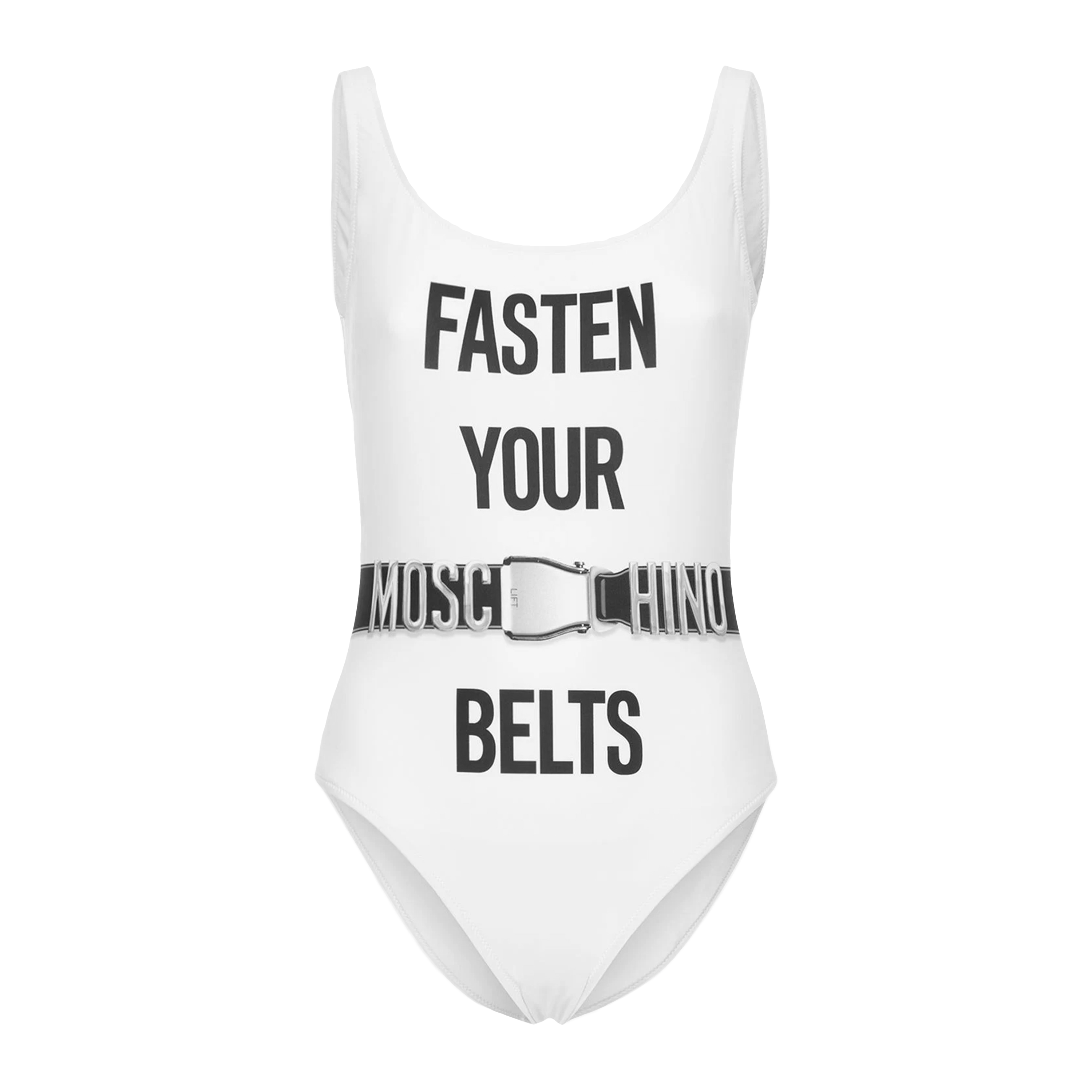 Body Blanco Moschino Couture Fasten Your Belts