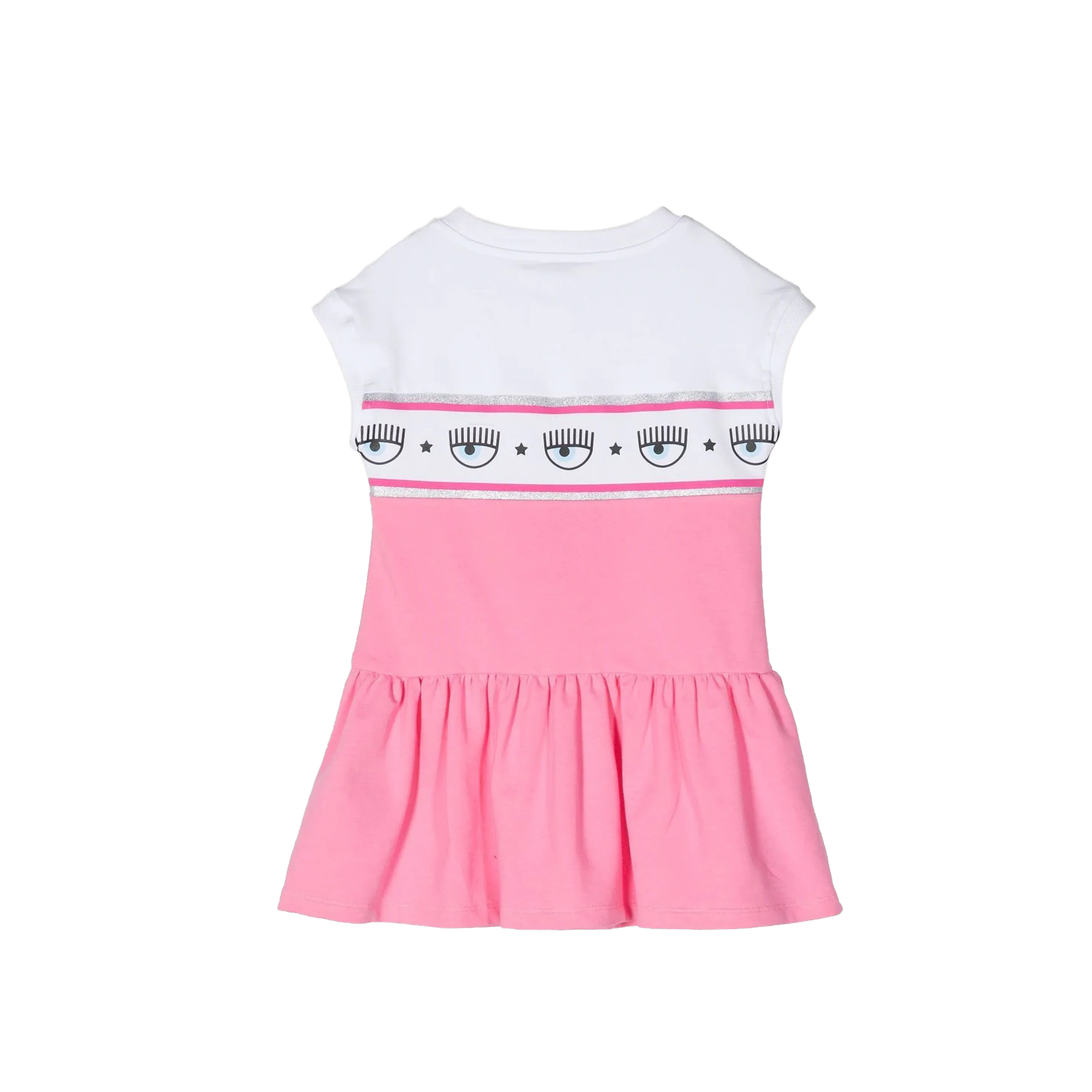 Vestido Blanco Pink Chiara Ferragni Kids Eyelike