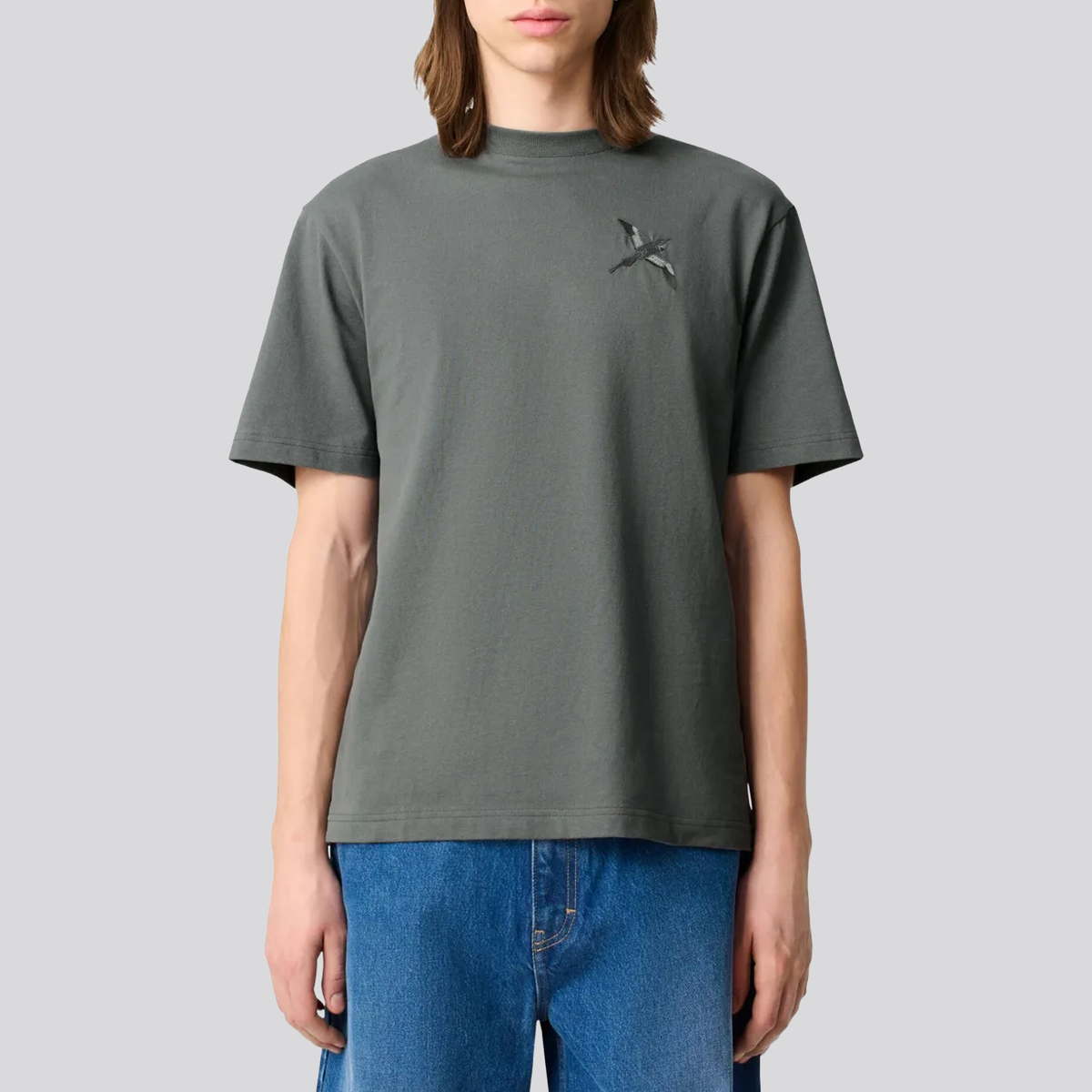 Camiseta Gris Axel Arigato Micro Bee Bird